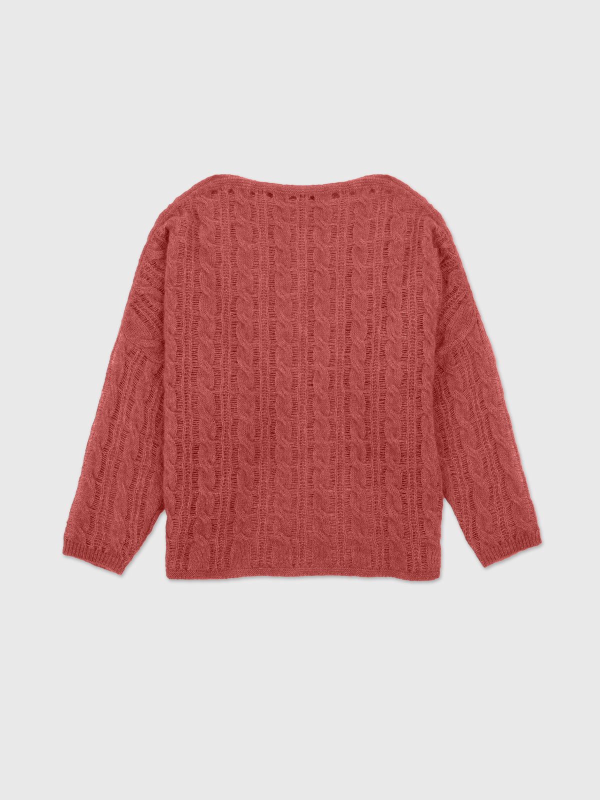 Talking Walls Milou Cables Relaxed jumper almanac pink