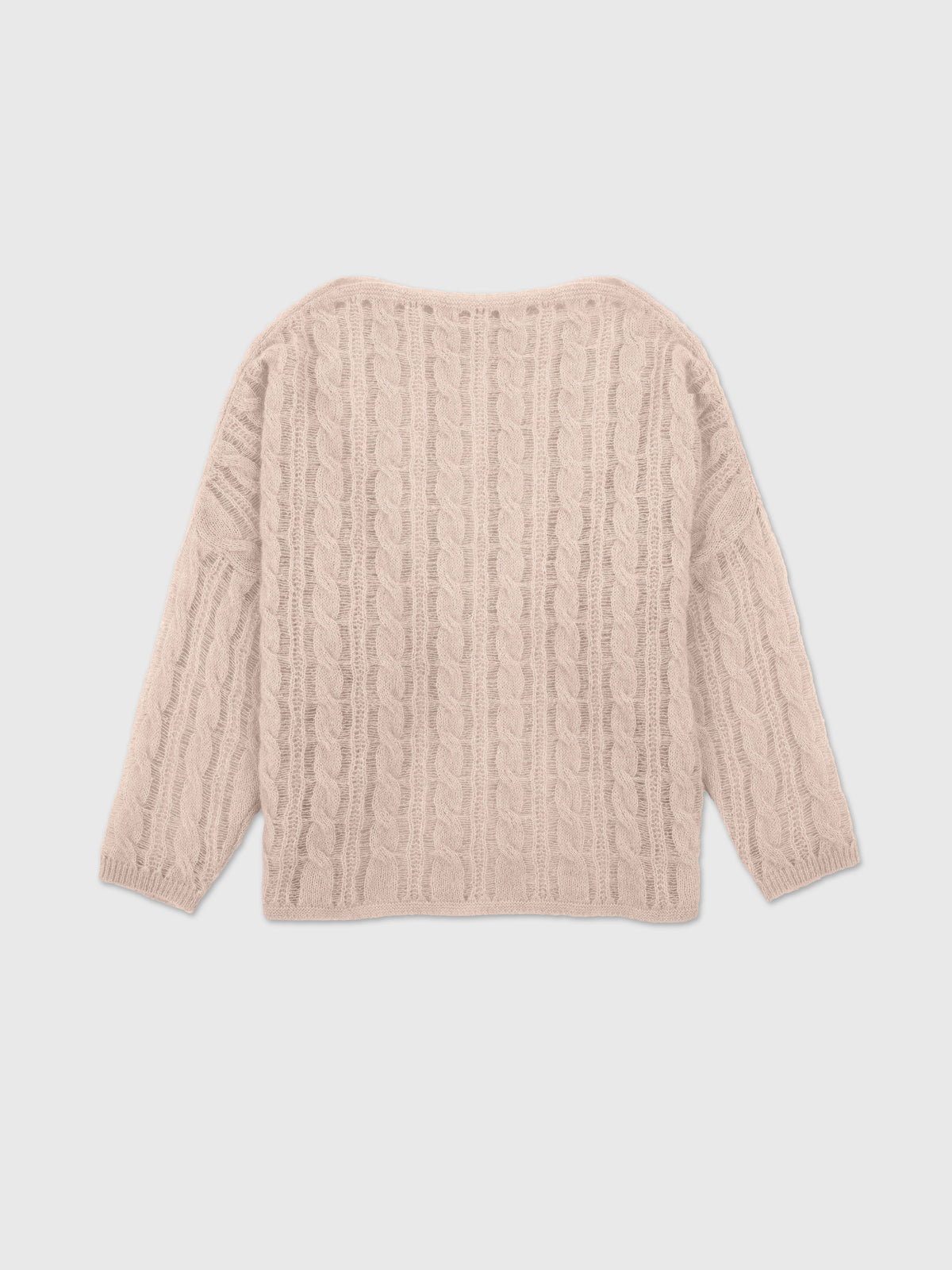 Talking Walls Milou Cables Relaxed jumper pearl ivory
