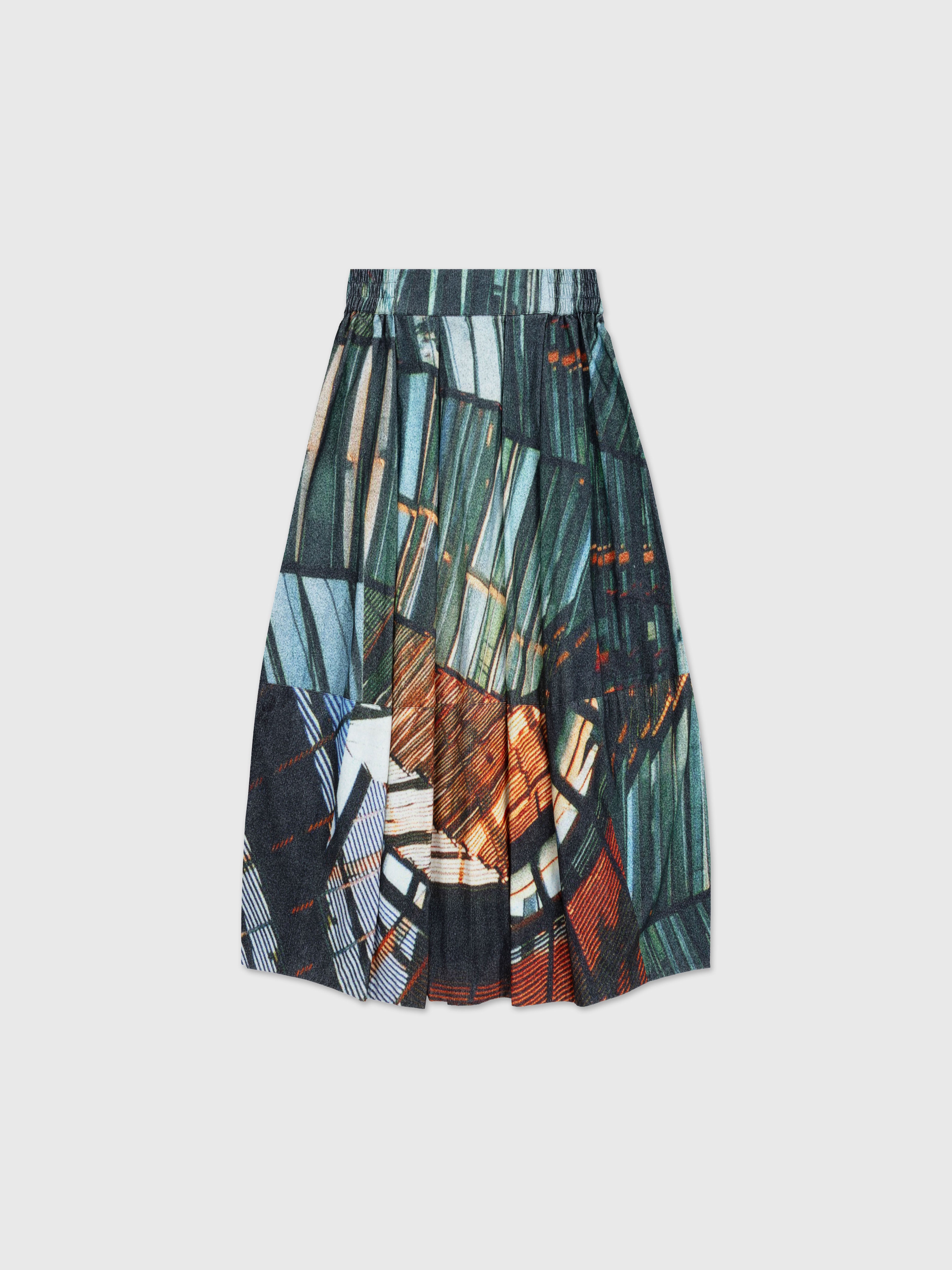 Talking Walls Nona Caleidoscope Midi Skirt caleidoscope