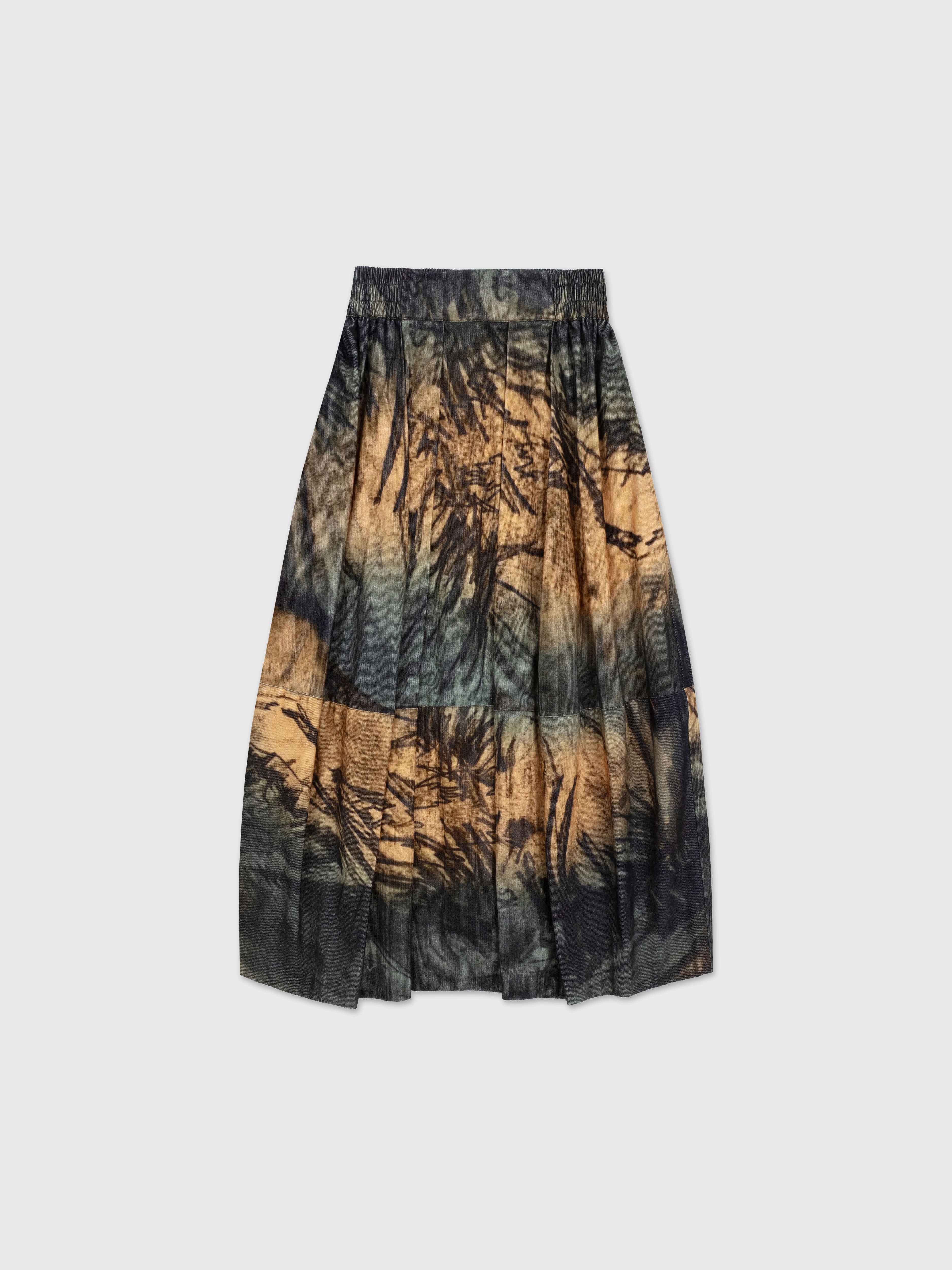Talking Walls Nona Creek Midi Skirt