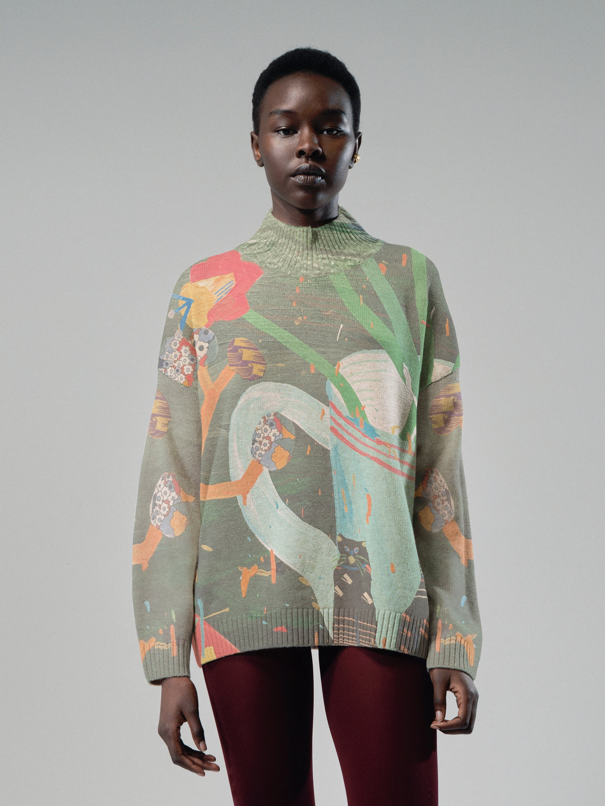 Talking Walls Paola Felix Turtleneck knit sweater felix
