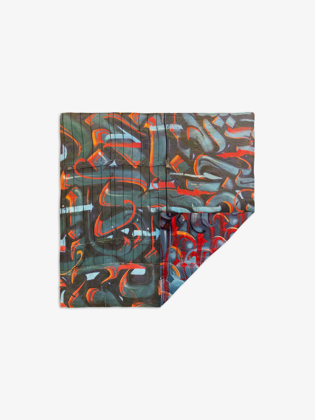 Talking Walls ava double face double face square scarf arapaima