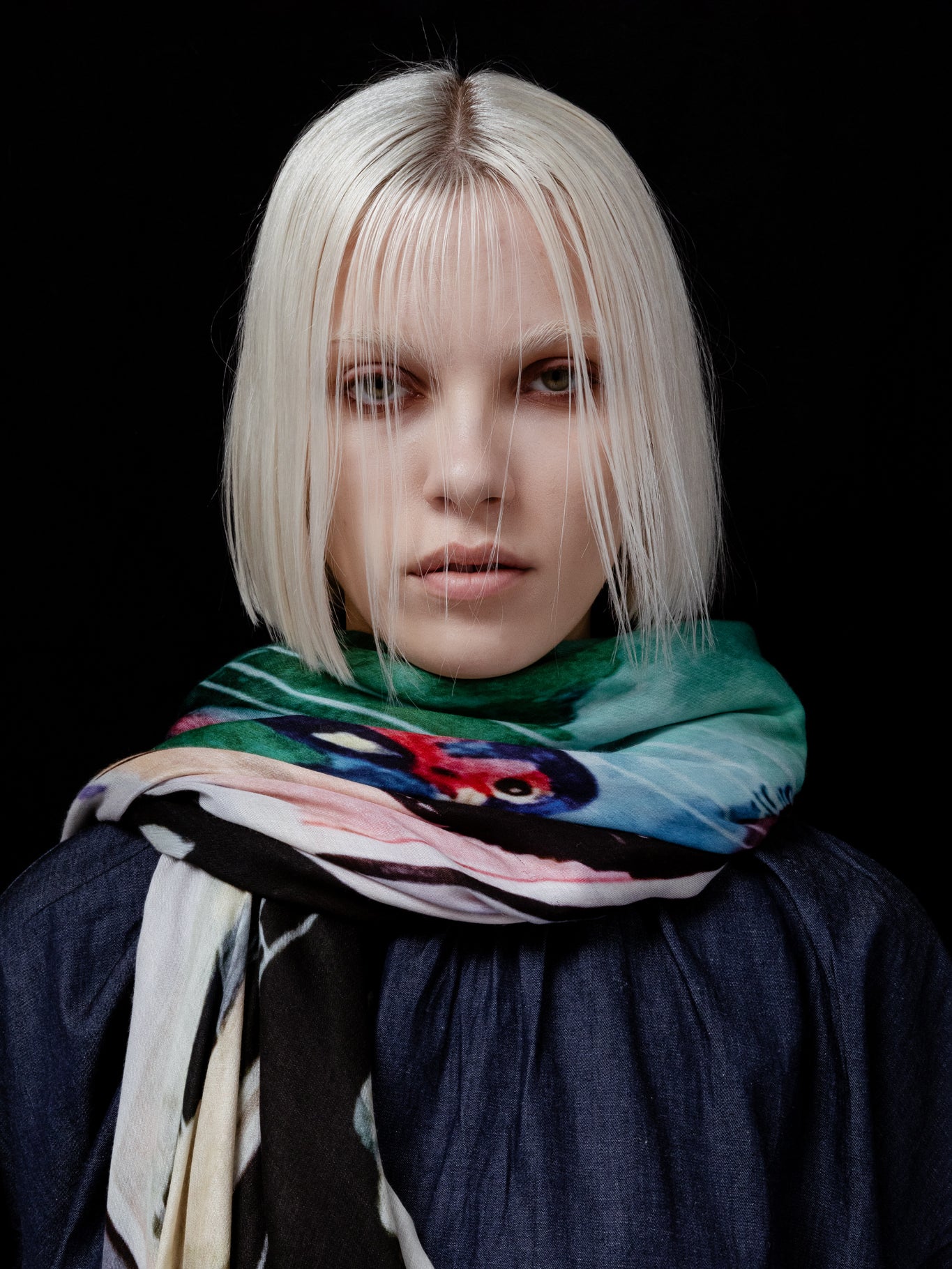 Talking Walls ava josephine & simonne double face square scarf josephine & simonne