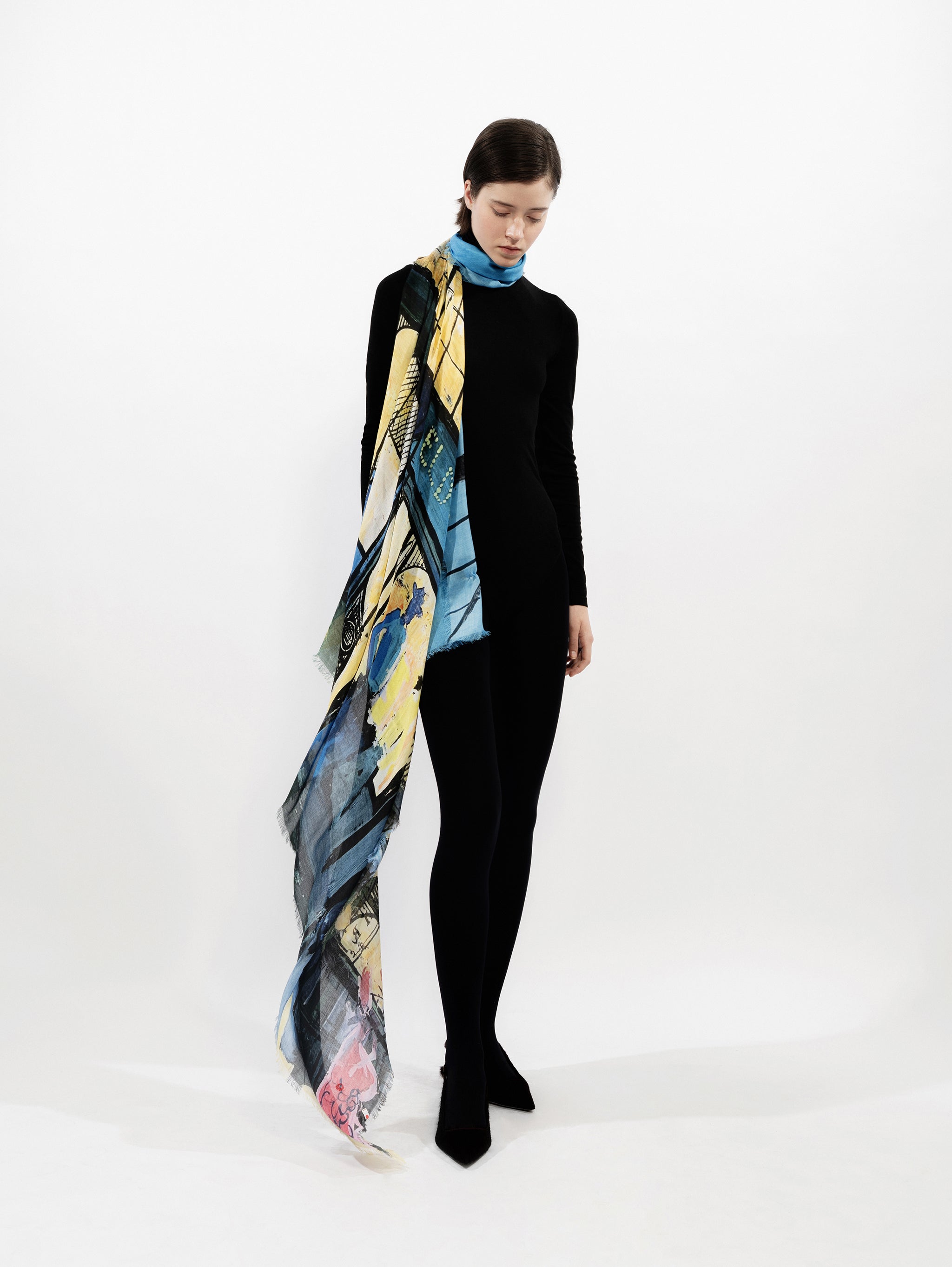 Talking Walls do pull blu nero relaxed sweater blu nero