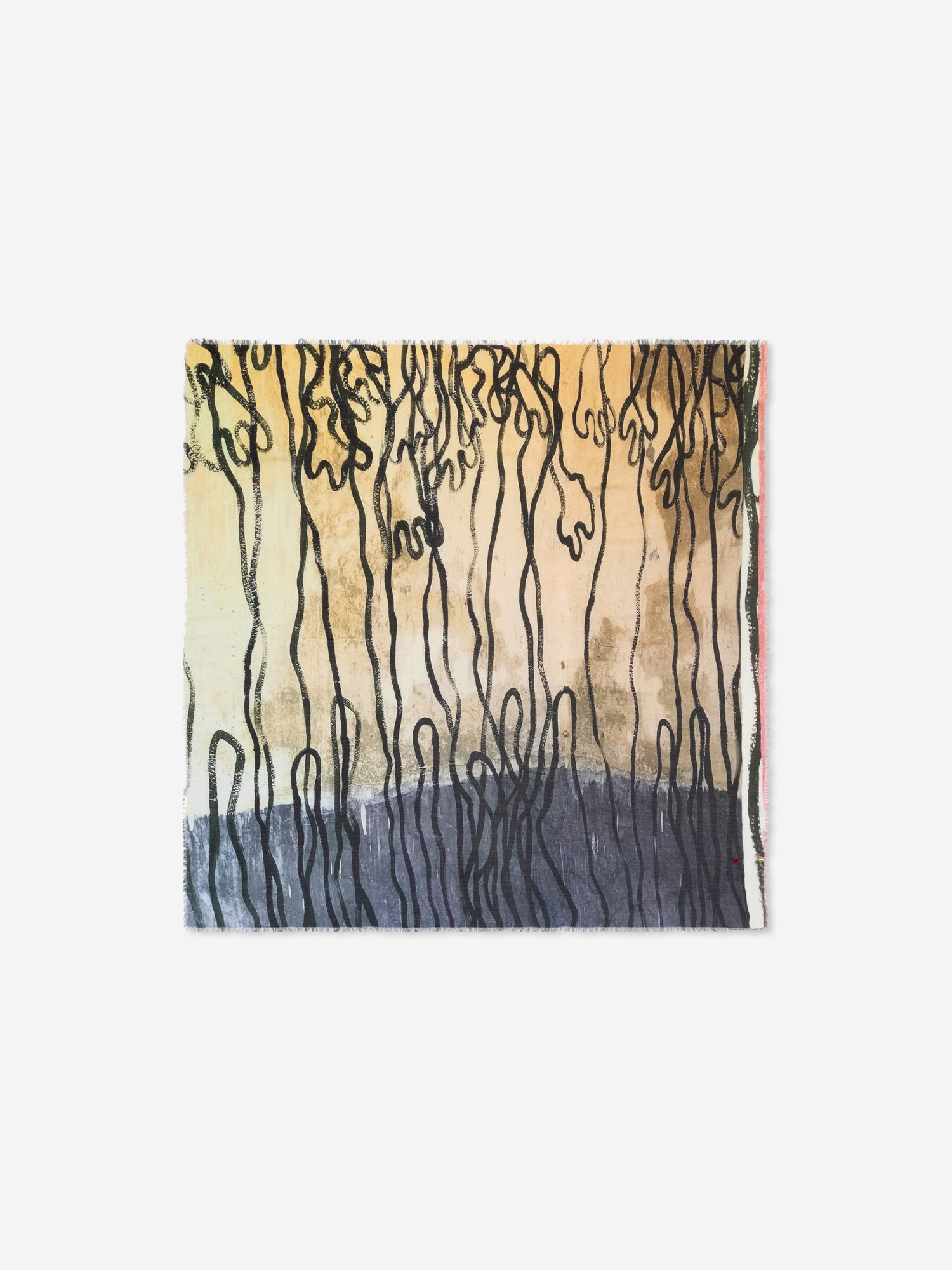 Talking Walls ela cables single face square scarf