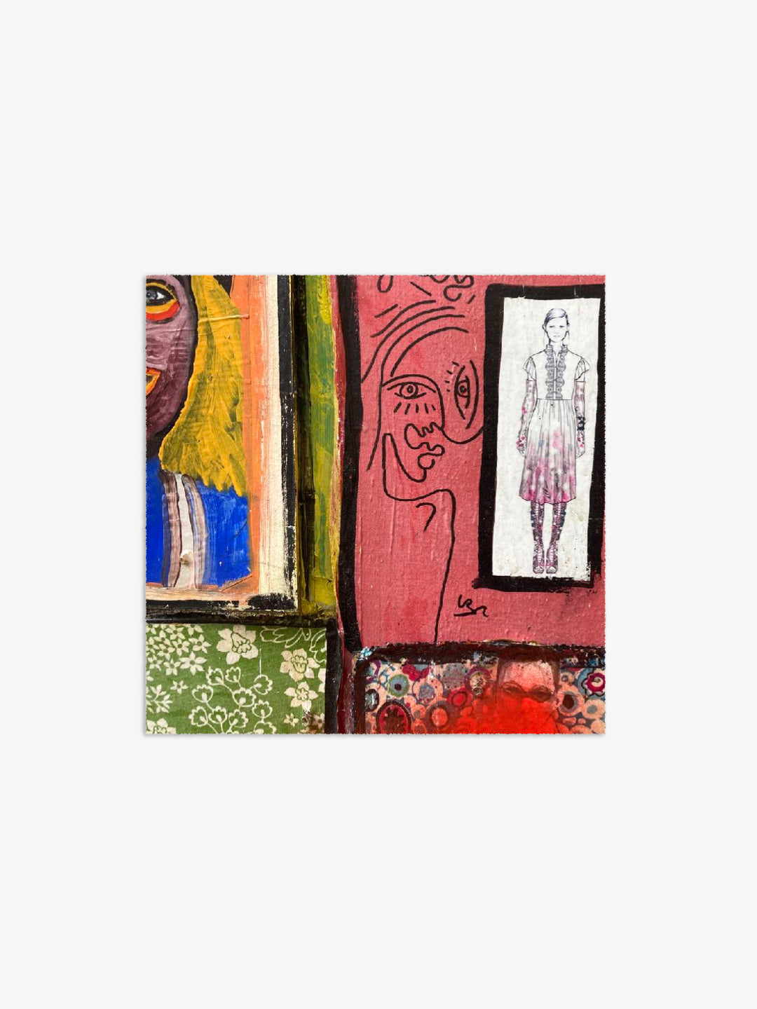 Talking Walls ela single face single face square scarf marseille ma belle