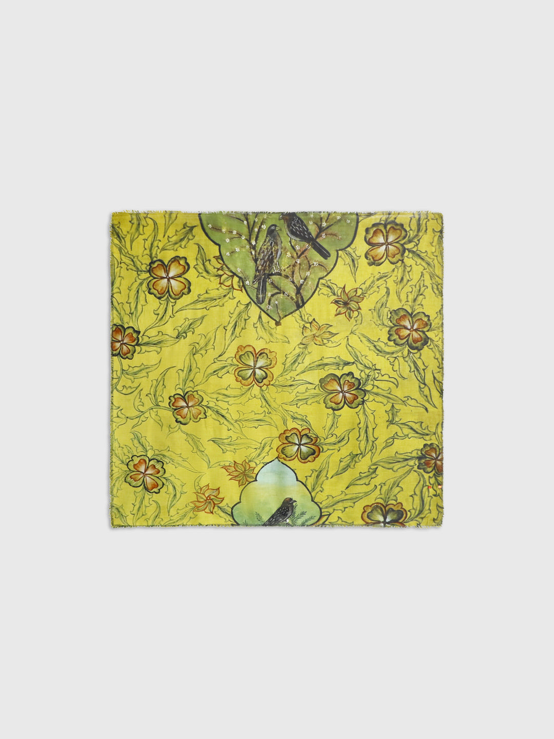 Talking Walls ela single face single face square scarf the finch