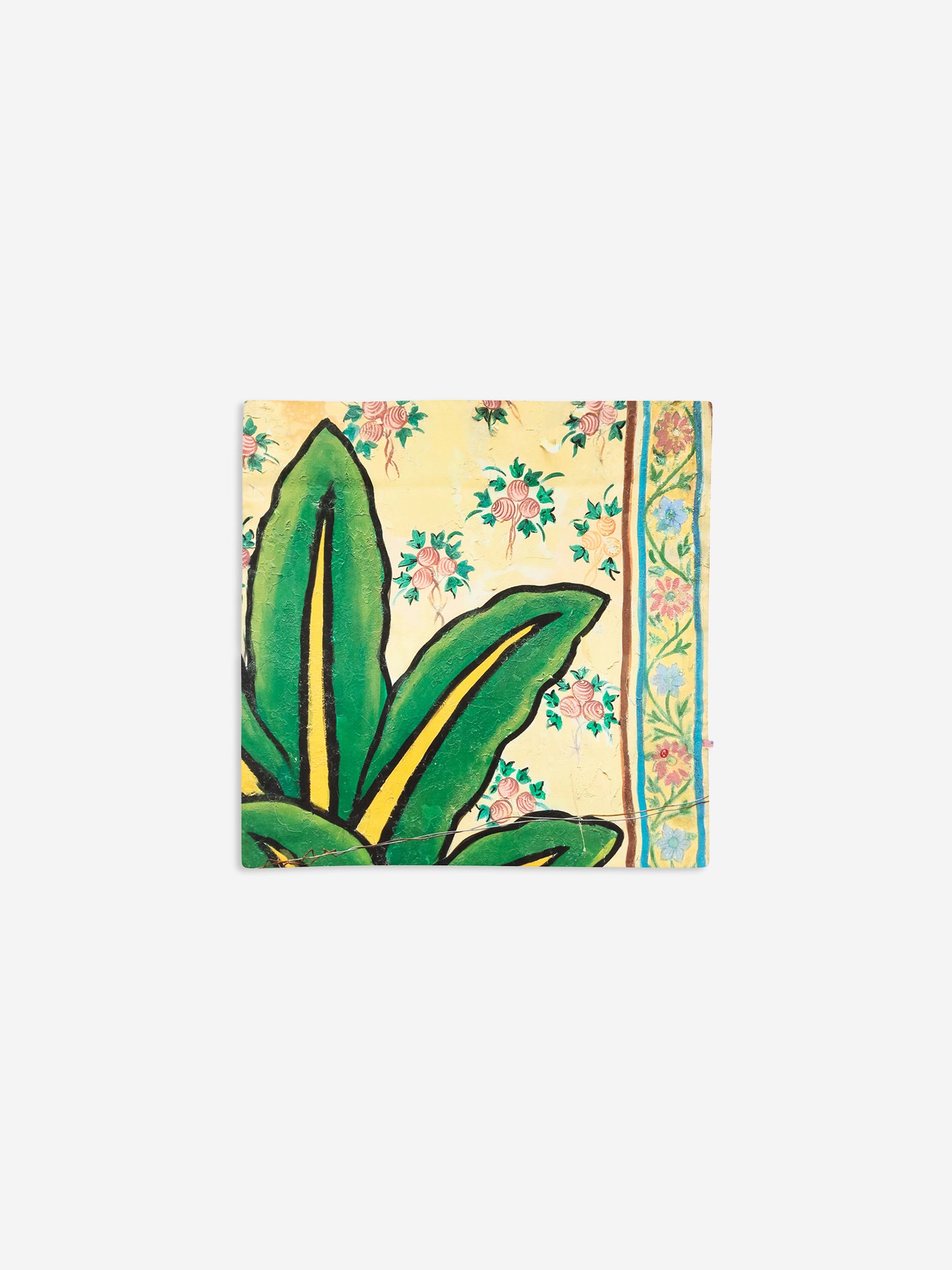 Talking Walls iki botanik Single face square-shaped scarf botanik