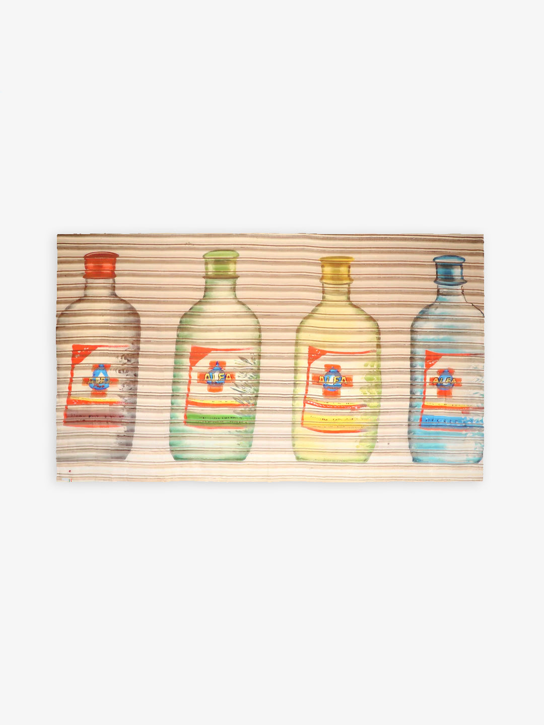 Talking Walls joy single face single face rectangular scarf four jars