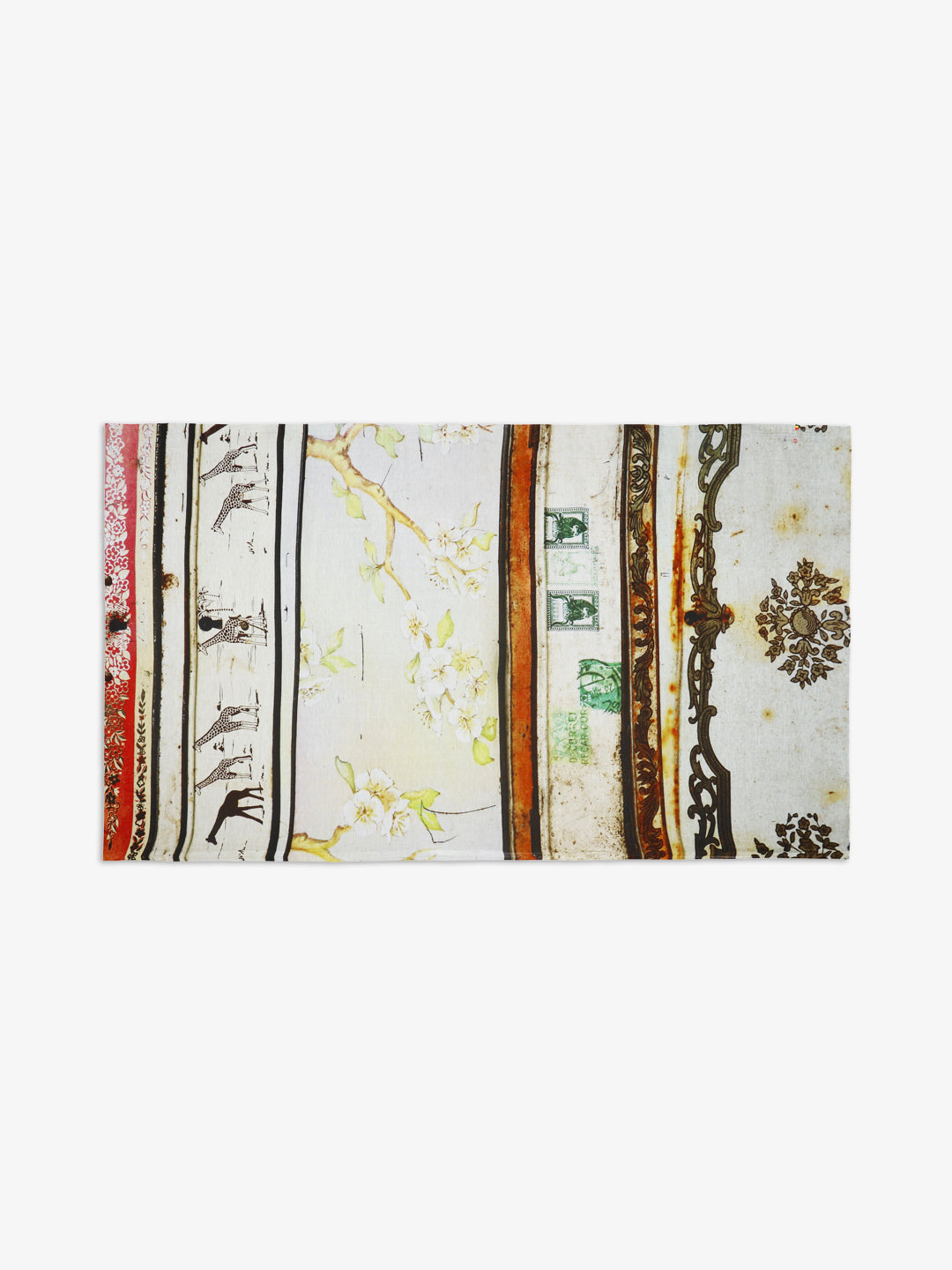 Talking Walls joy single face single face rectangular scarf la girafe