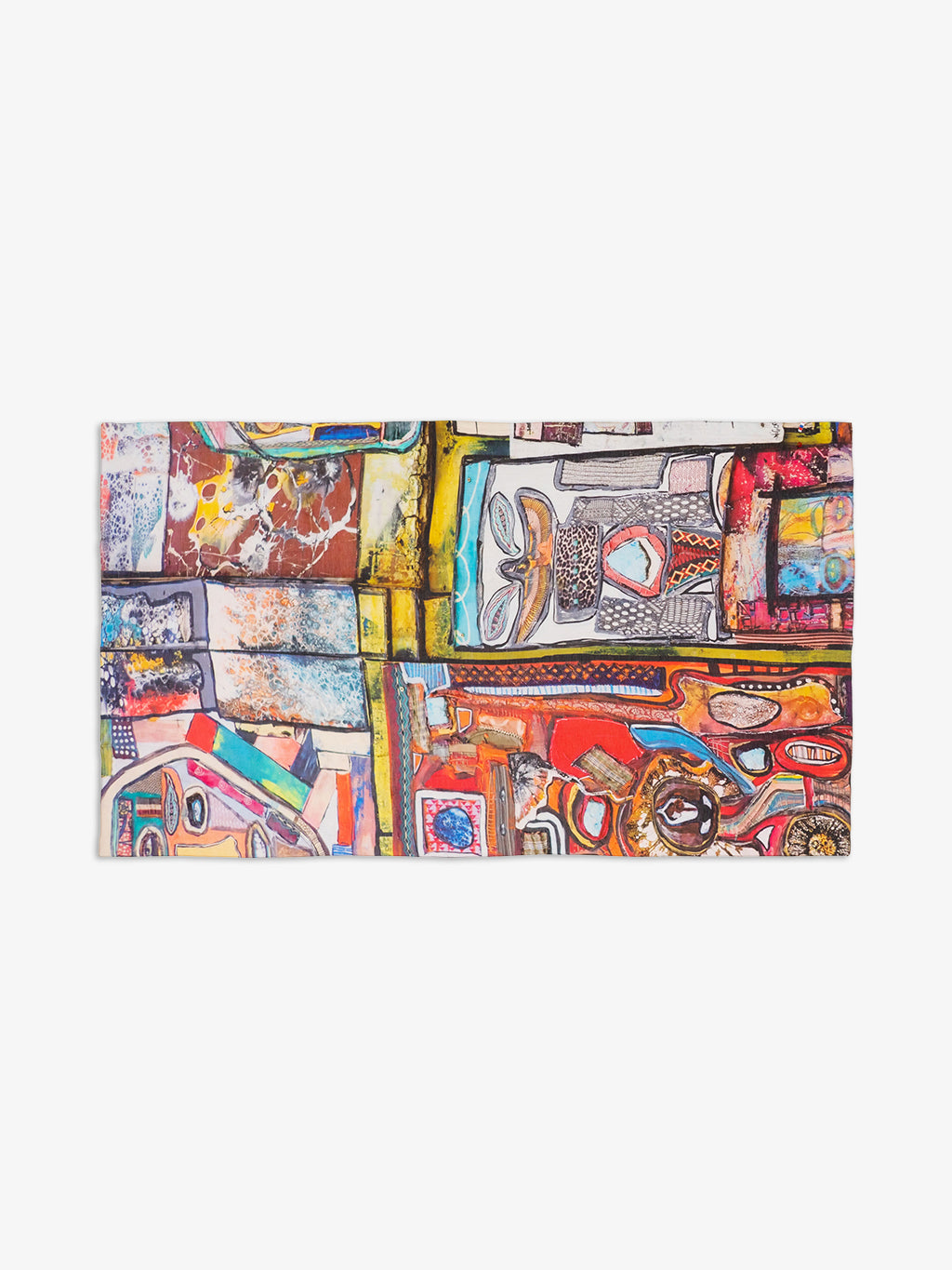 Talking Walls joy single face single face rectangular scarf les yeux du panier rectangle
