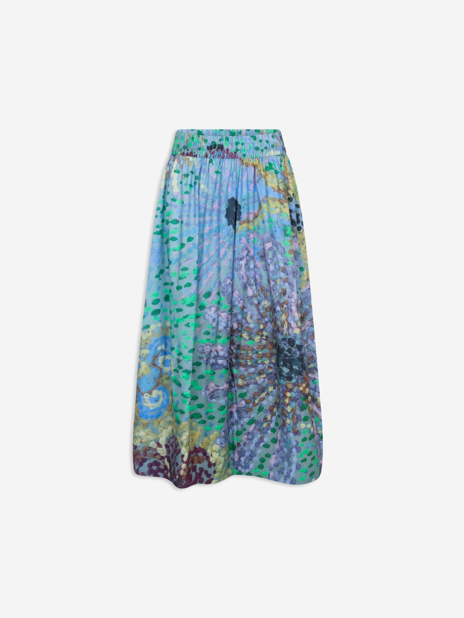 Talking Walls juju point finale A-line midi skirt point finale
