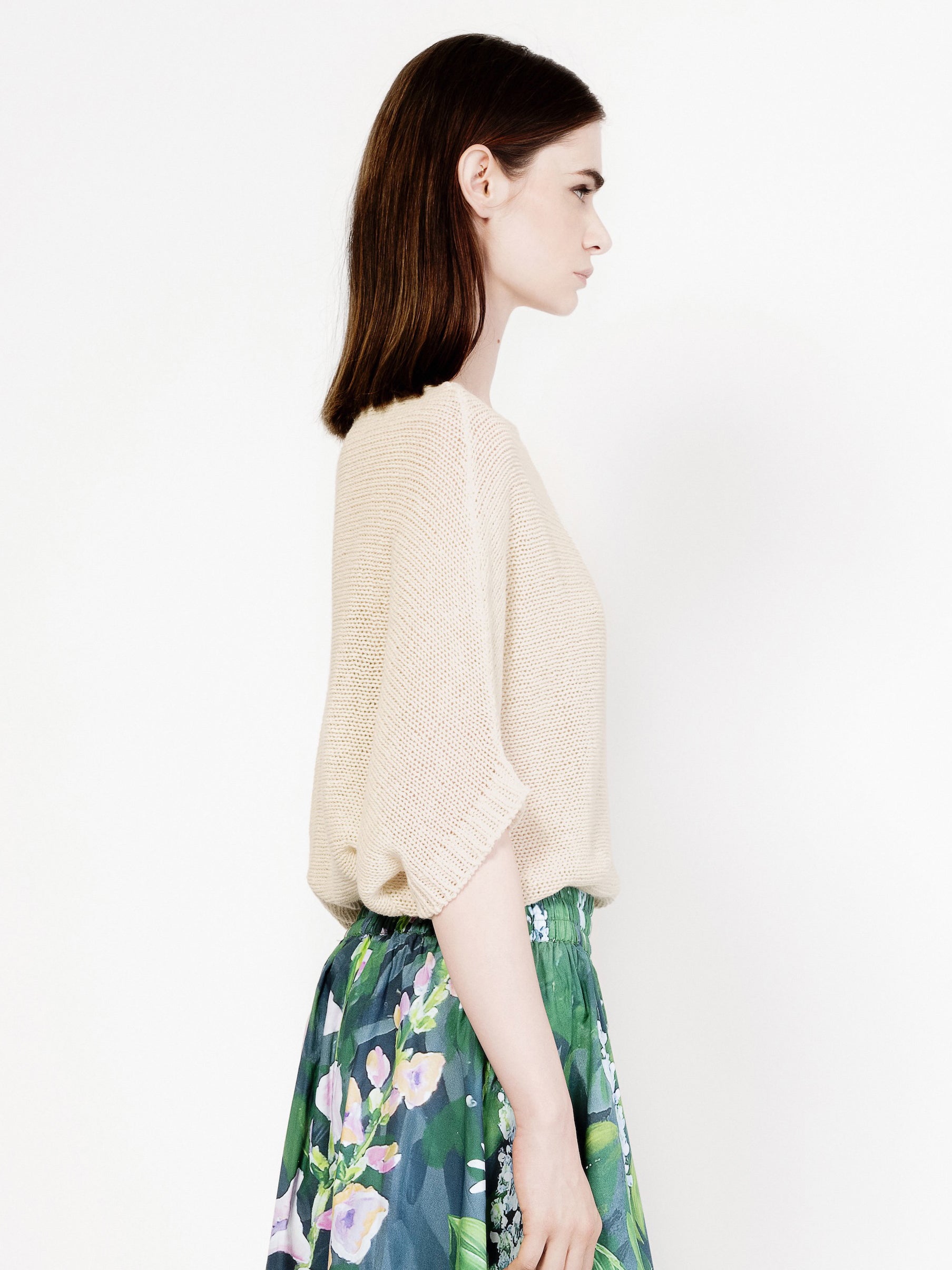 Talking Walls juliette beige relaxed jumper beige