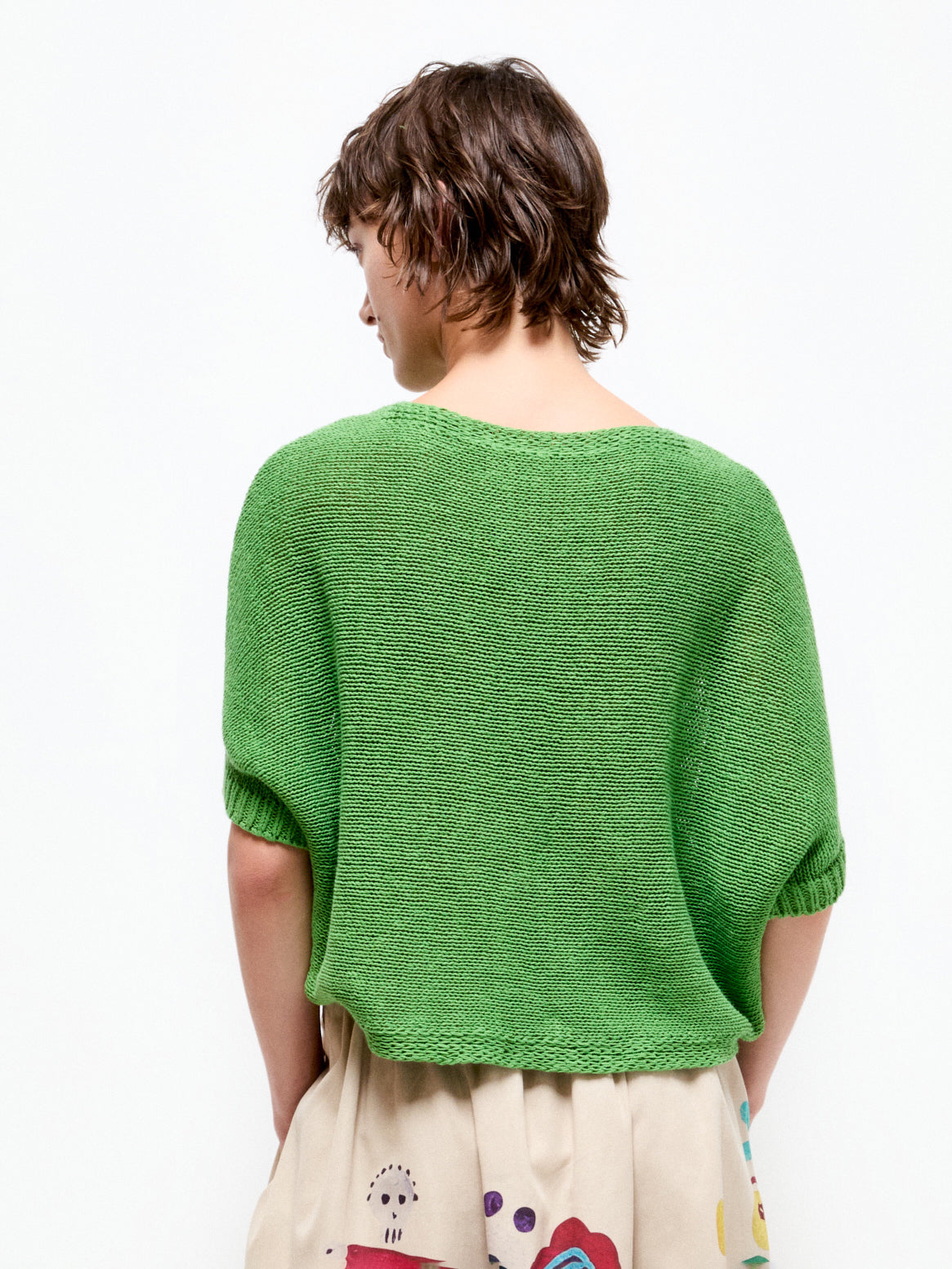 Talking Walls juliette kiwi relaxed jumper kiwi