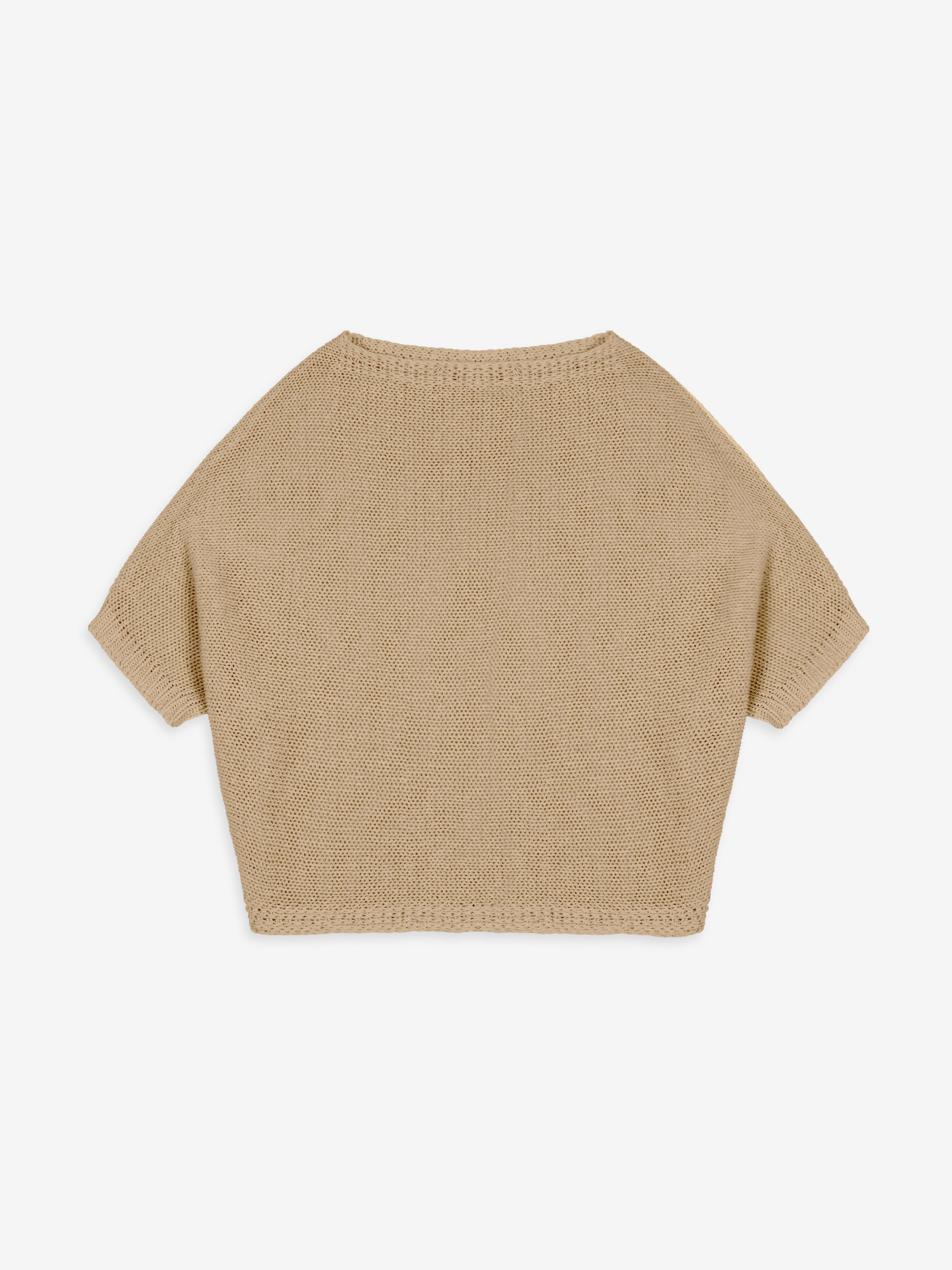 Talking Walls juliette summer sand relaxed jumper summer sand