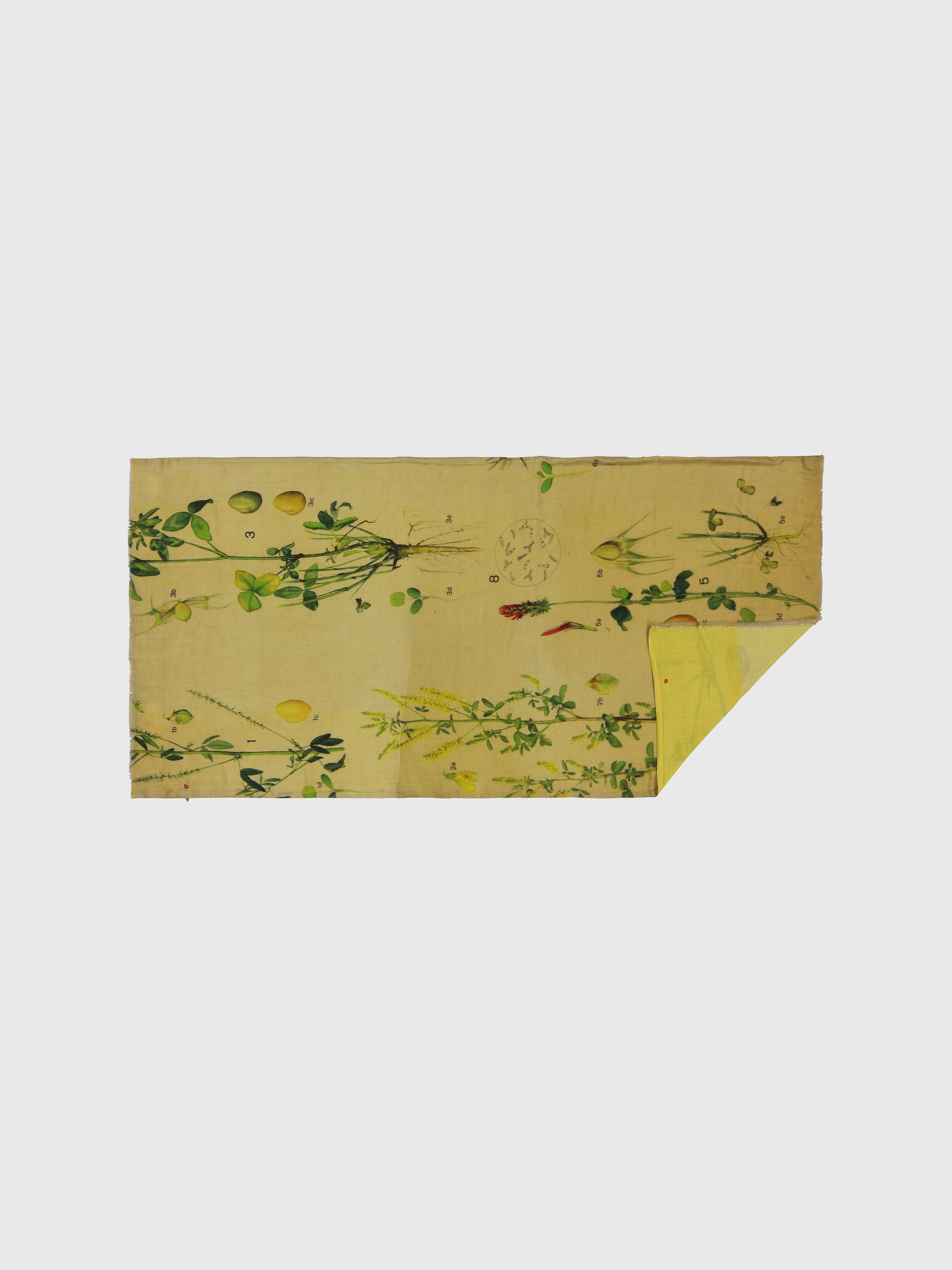 Talking Walls lana double face double face rectangular scarf komonice