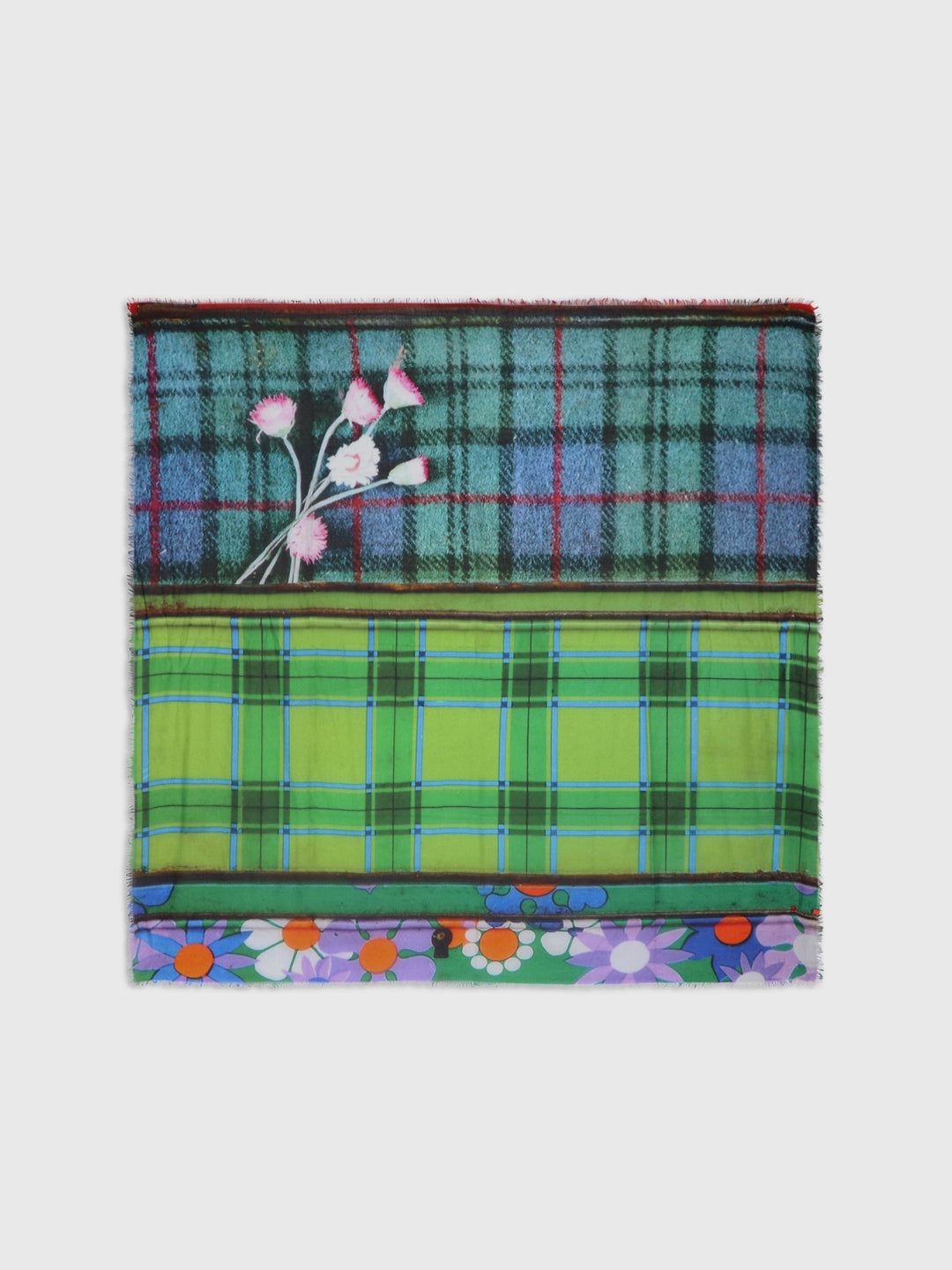 Talking Walls mantis single face Single faced square-shaped blanket scarf cookie can