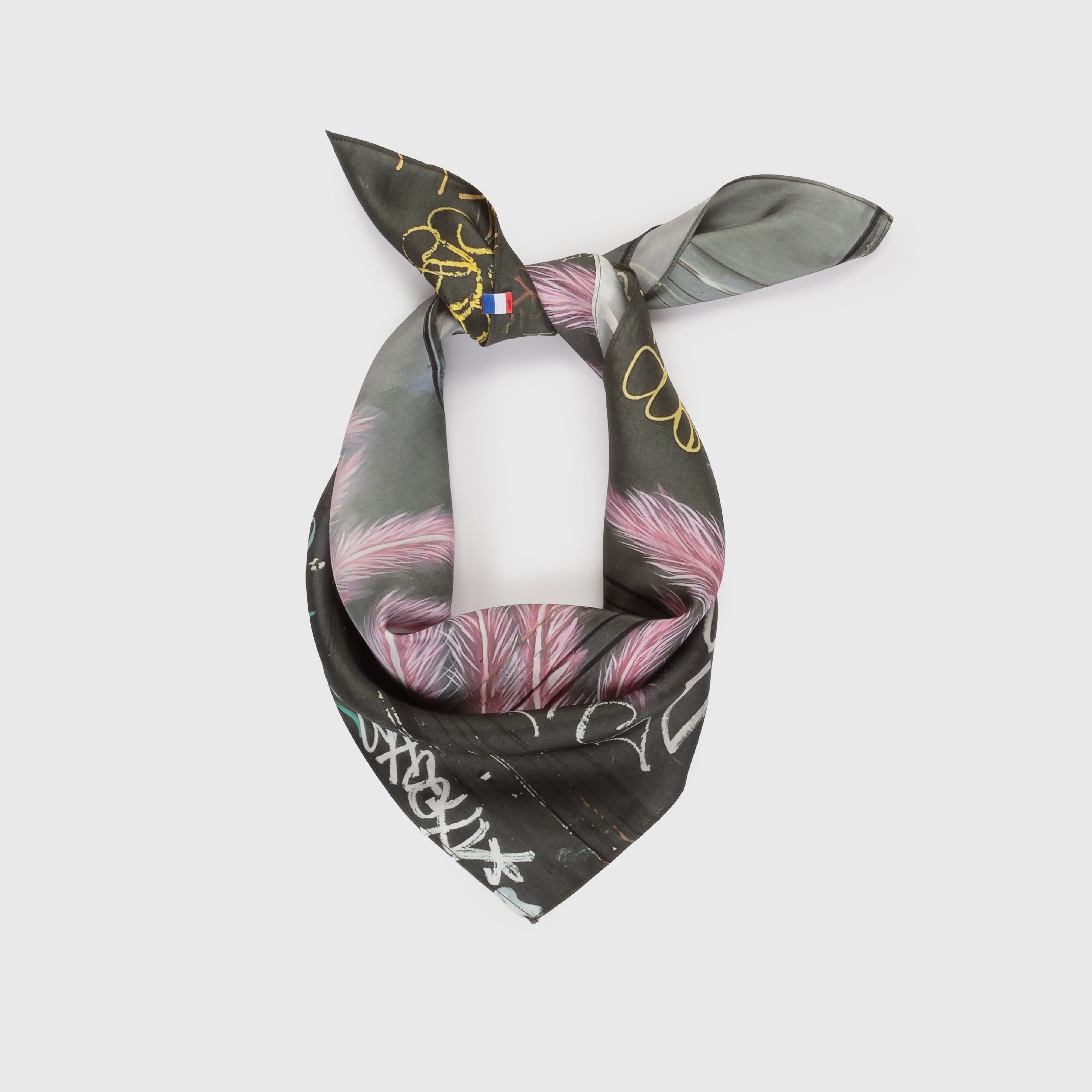 Talking Walls twiggy burlesque Single face square-shaped scarf burlesque