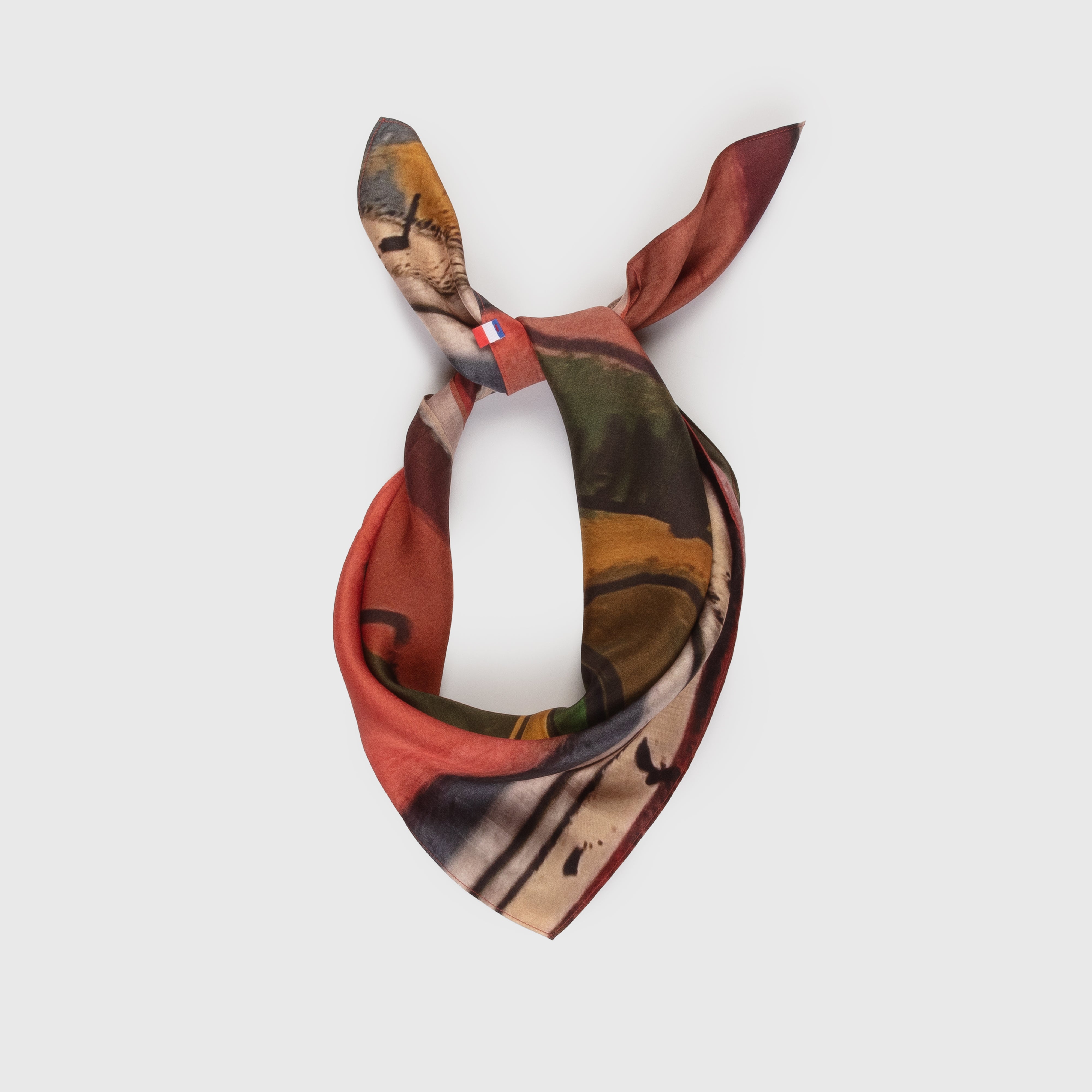 Talking Walls twiggy ocular Single face square-shaped scarf ocular