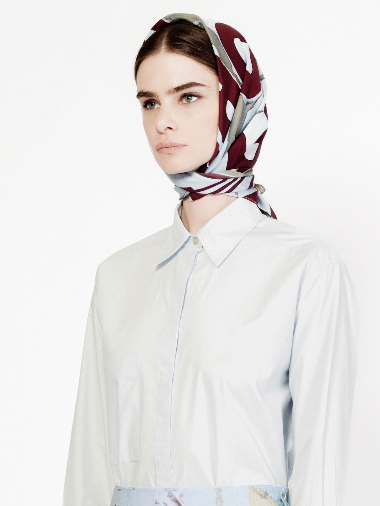 Talking Walls twiggy pop corn Single face square-shaped scarf pop corn