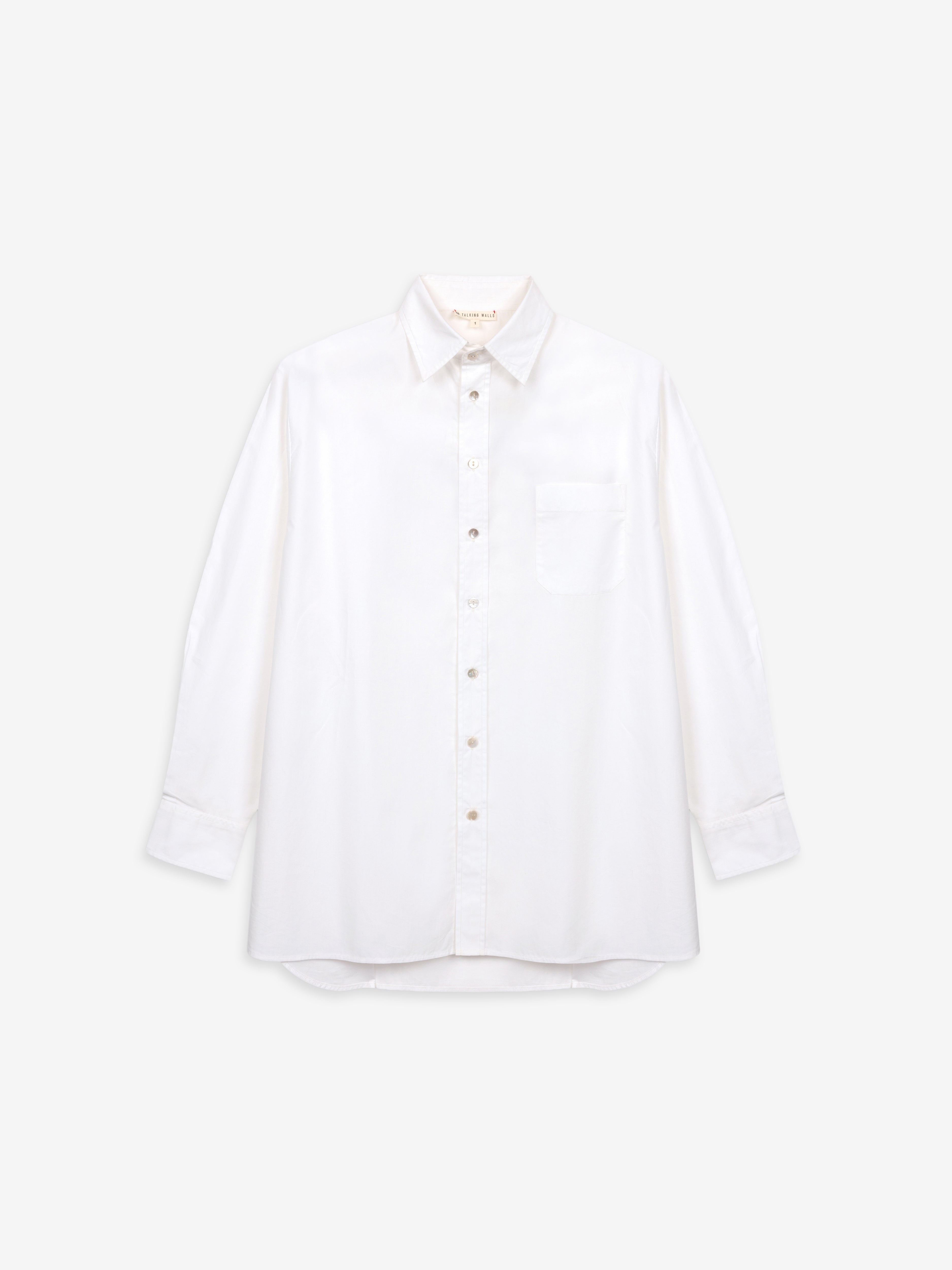 Talking Walls zita cha hu Boyfriend relaxed shirt cha hu