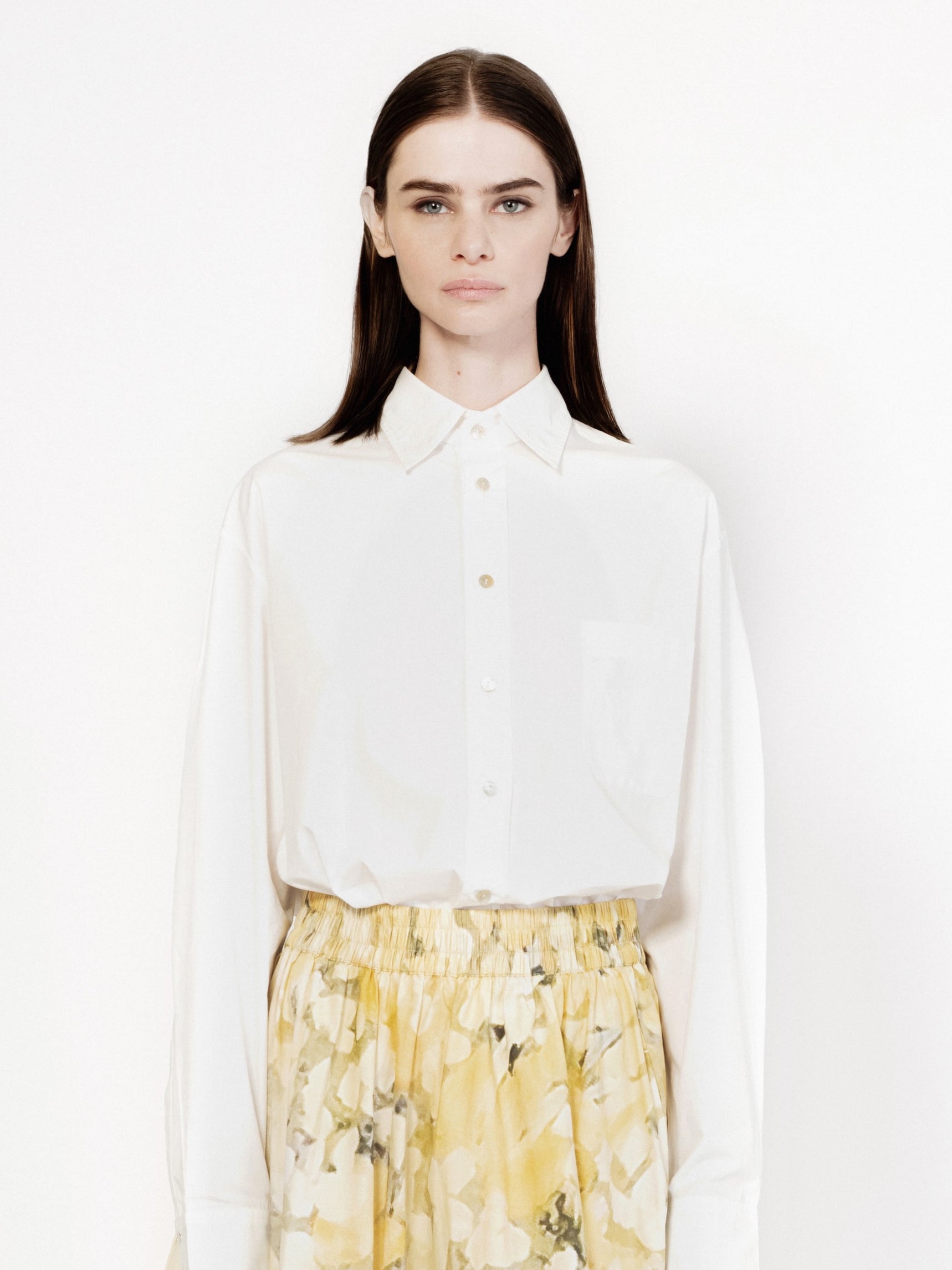 Talking Walls zita cha hu Boyfriend relaxed shirt cha hu