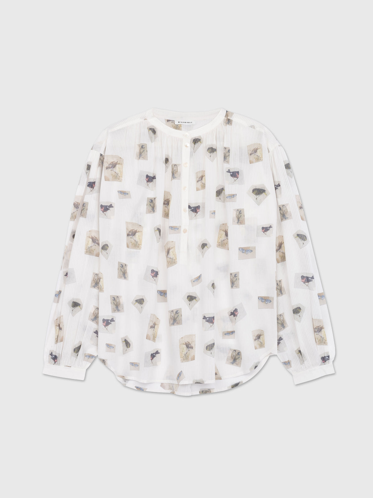Talking Walls Clara Birdwatcher Lightweight blouse birdwatcher
