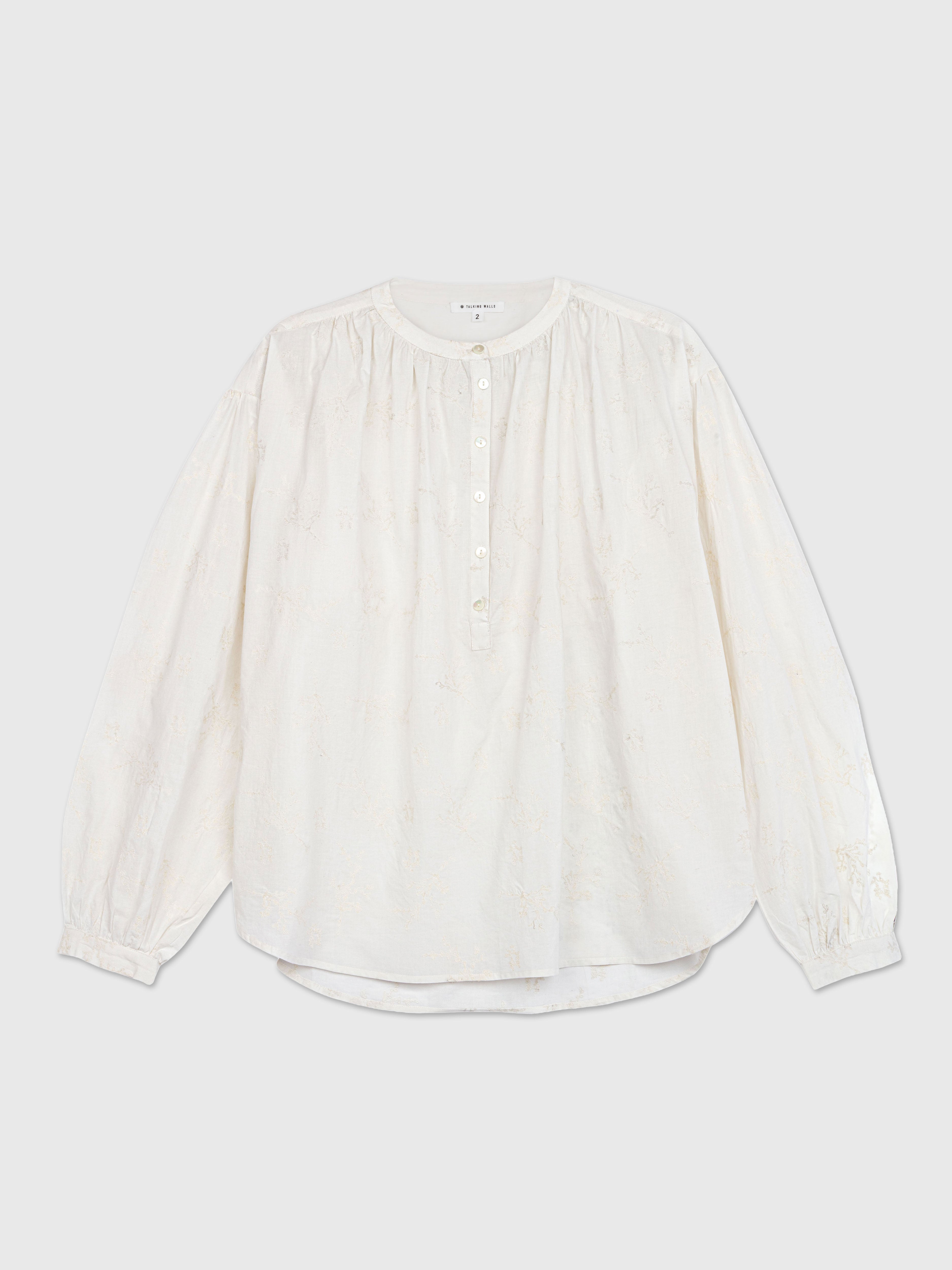 Talking Walls Clara Off-White Lightweight blouse off-white