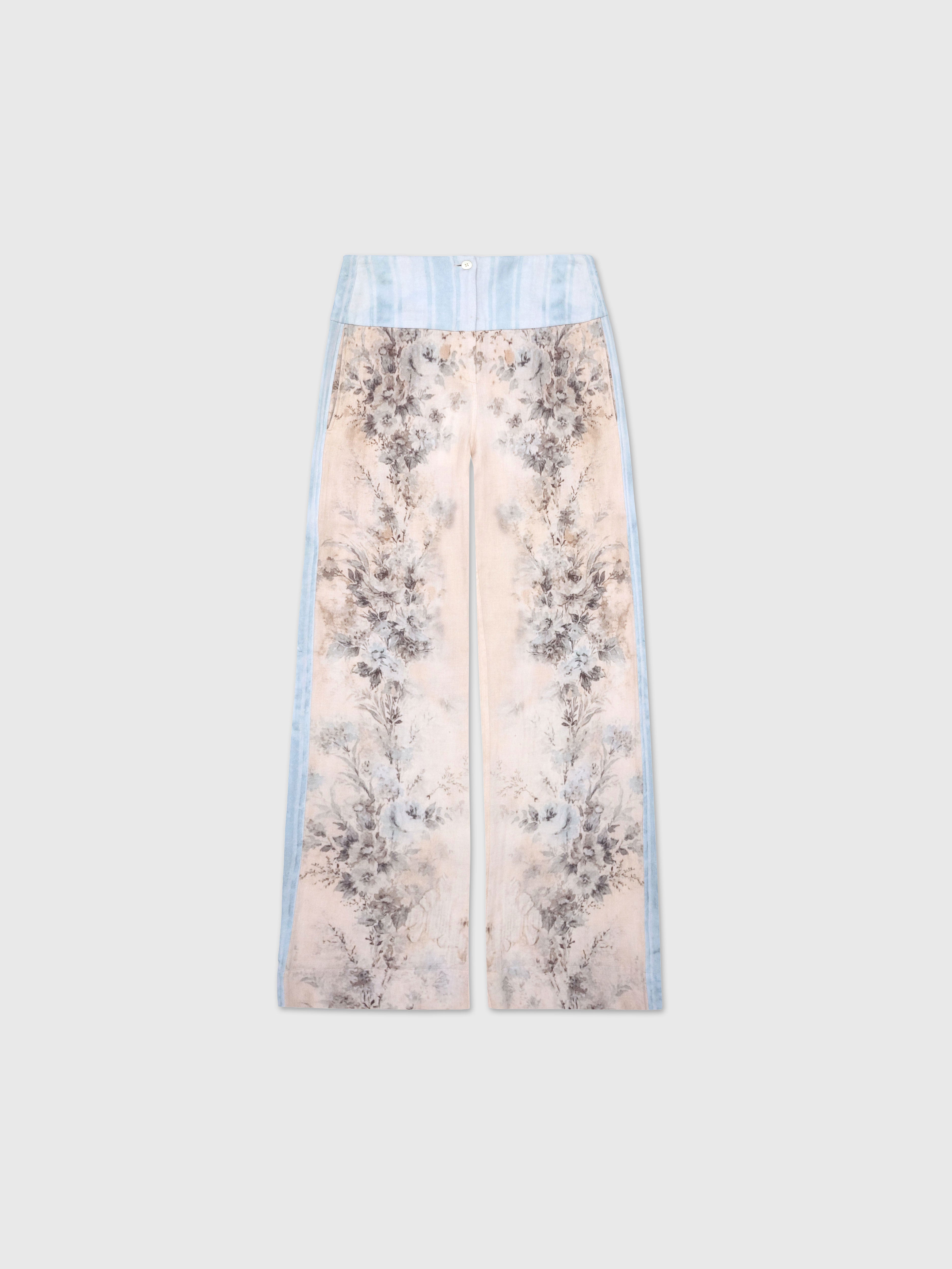 Talking Walls Gisèle Decay Contrast panel trousers