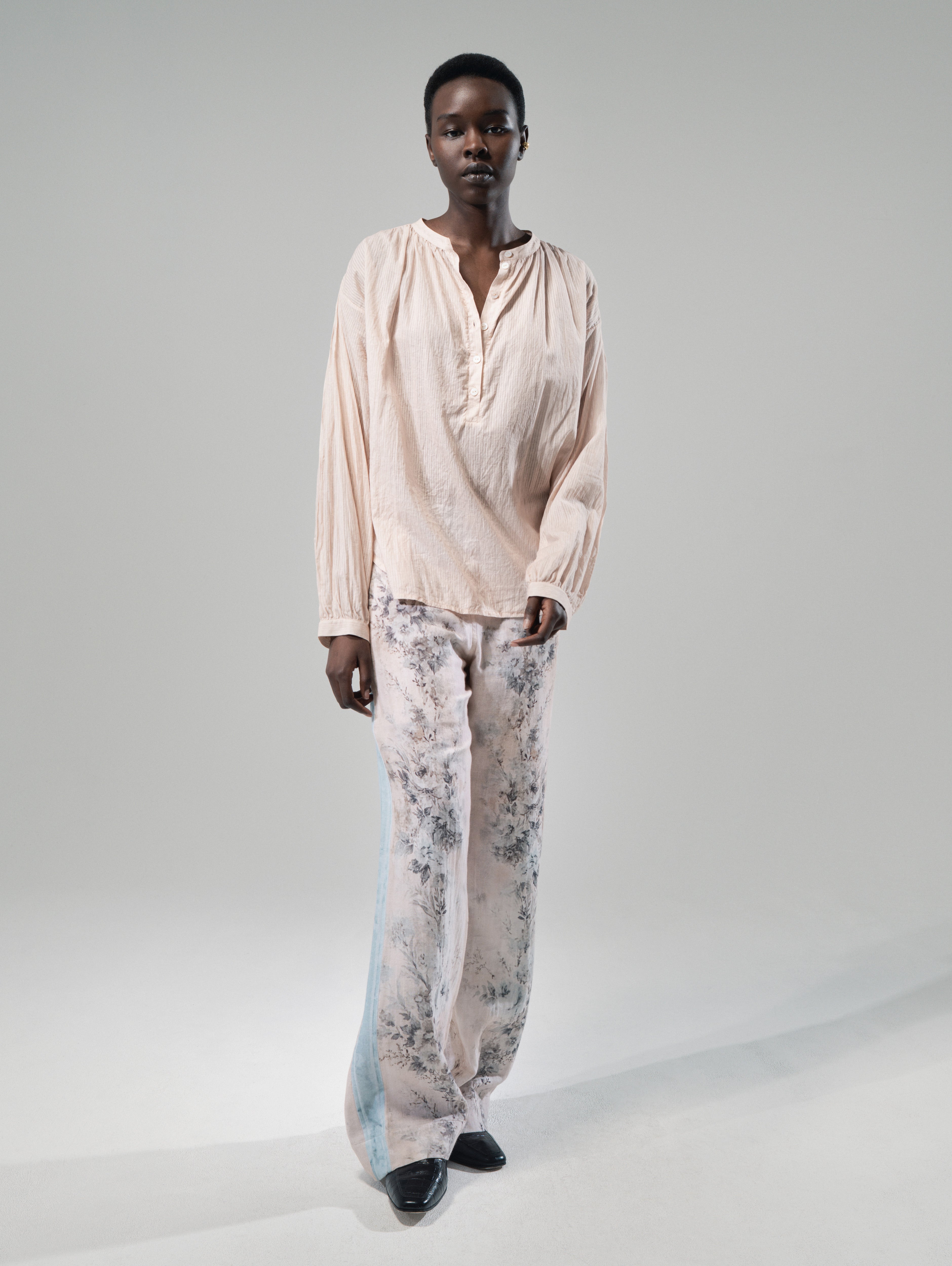 Talking Walls Gisèle Decay Contrast panel trousers
