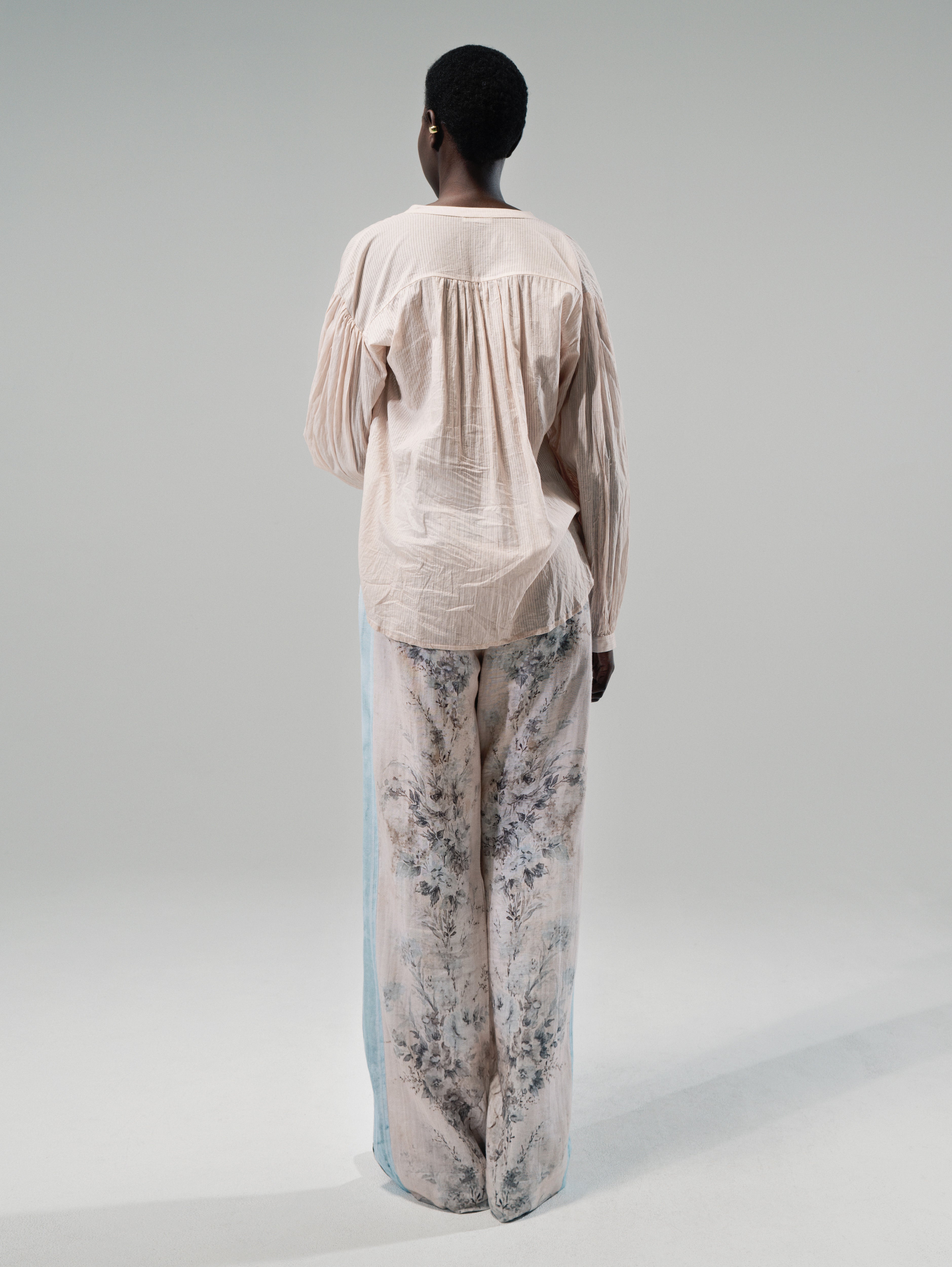 Talking Walls Gisèle Decay Contrast panel trousers