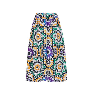 Talking Walls juju Midi Skirt mosaic