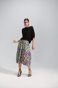 Talking Walls juju Midi Skirt mosaic