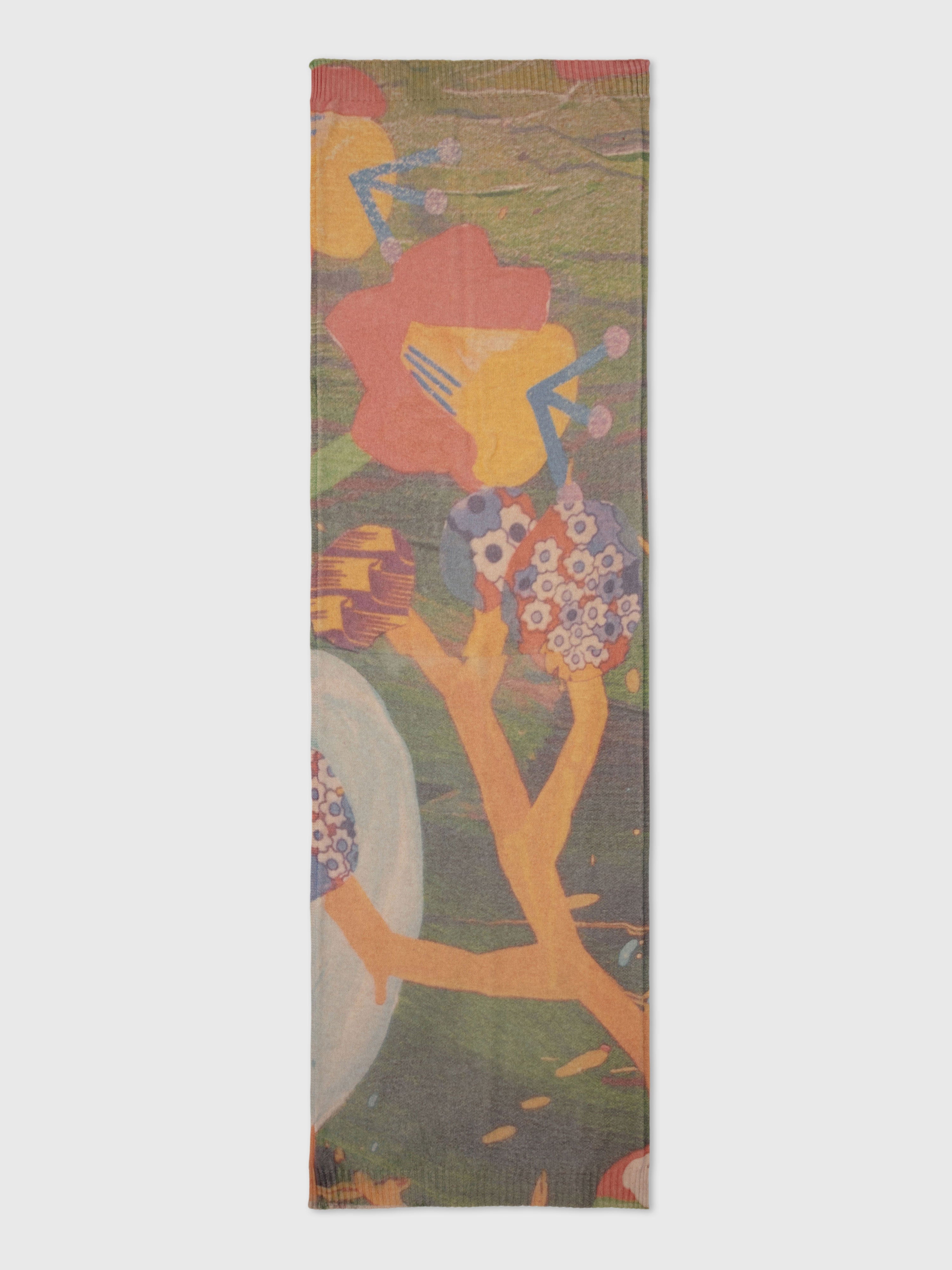 Talking Walls Lina Felix Knitted rectangular scarf felix