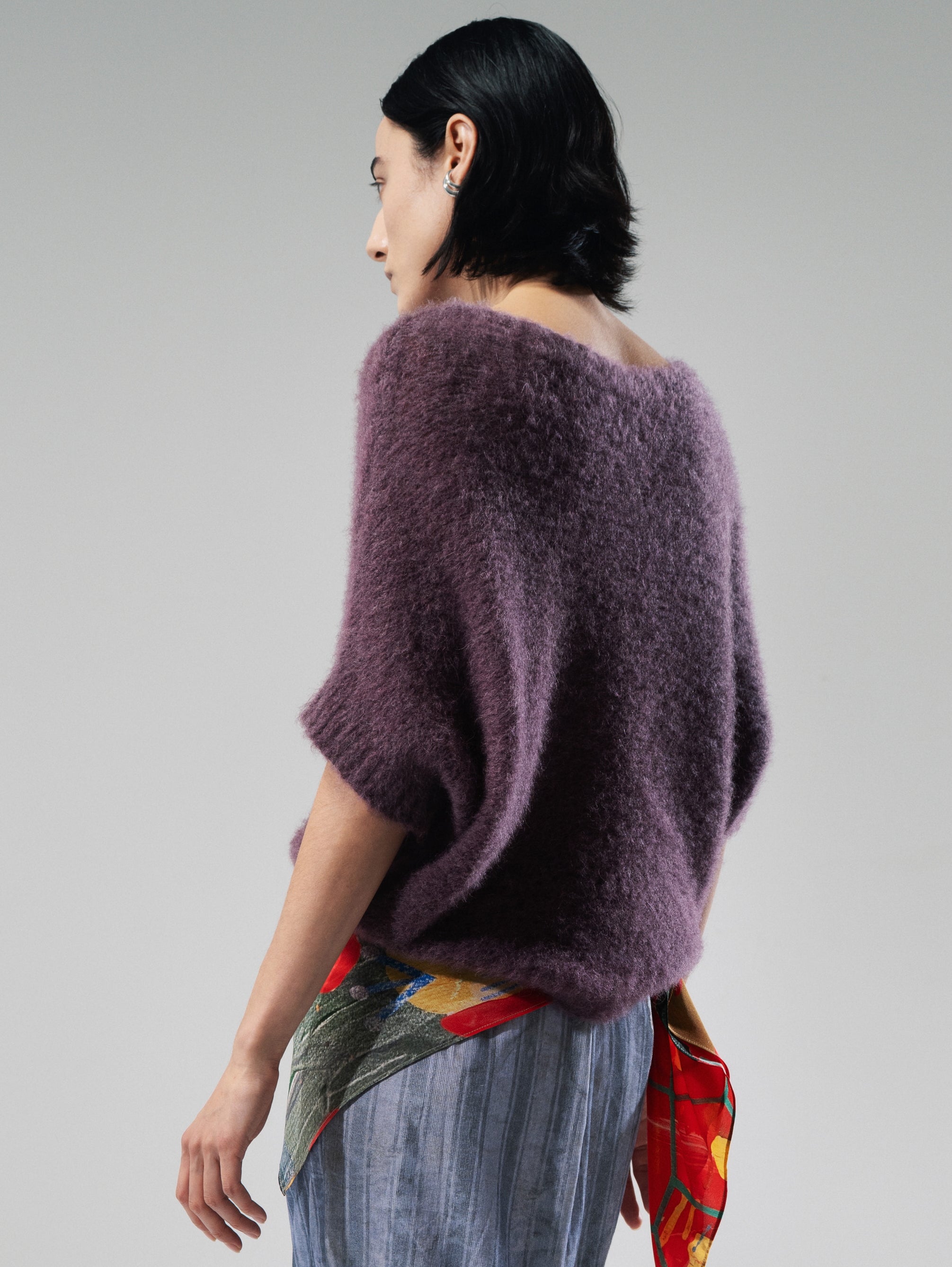 Talking Walls Lio brushed Relaxed jumper glaze purple