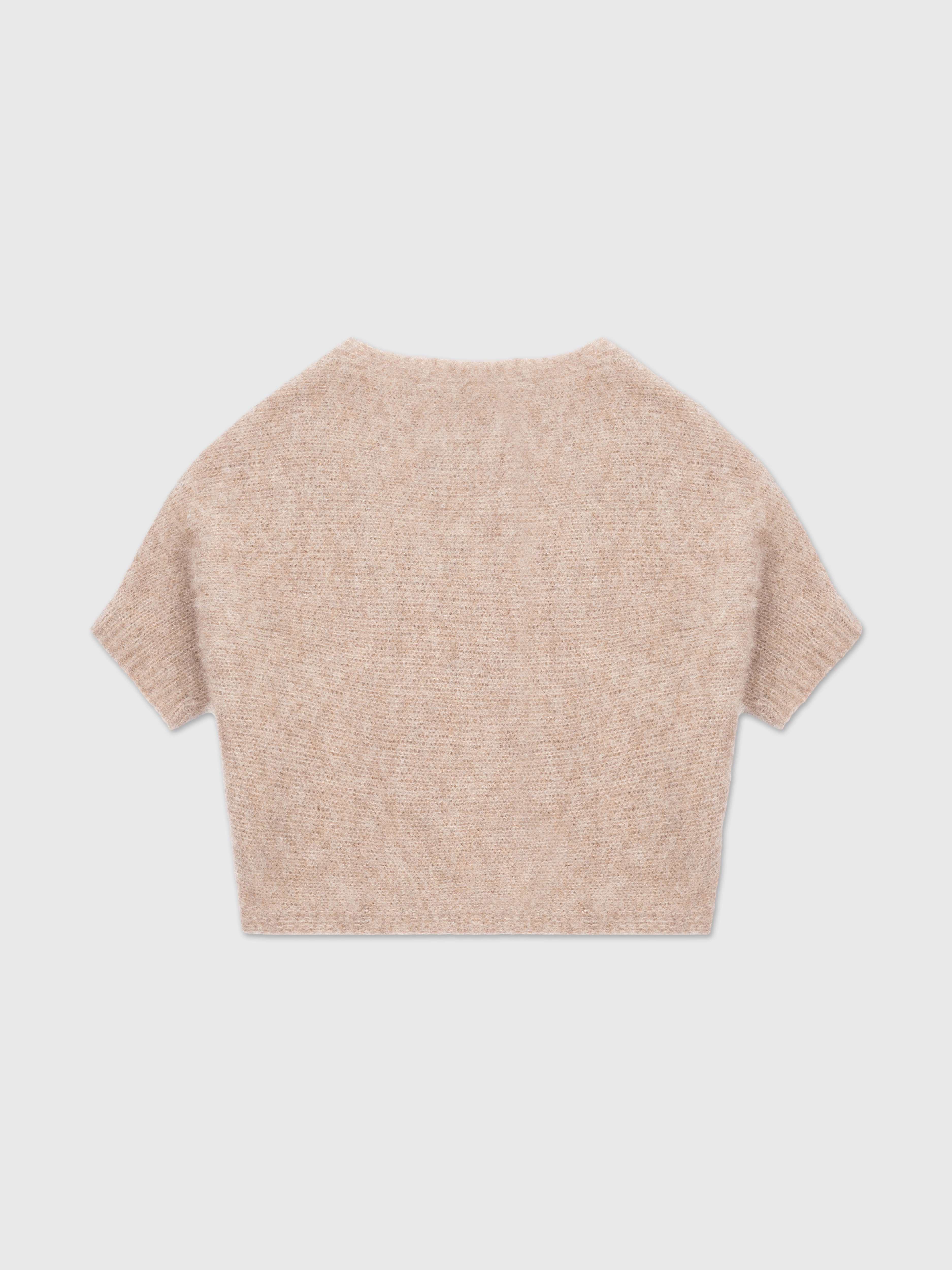 Talking Walls Lio brushed Relaxed jumper pearl ivory