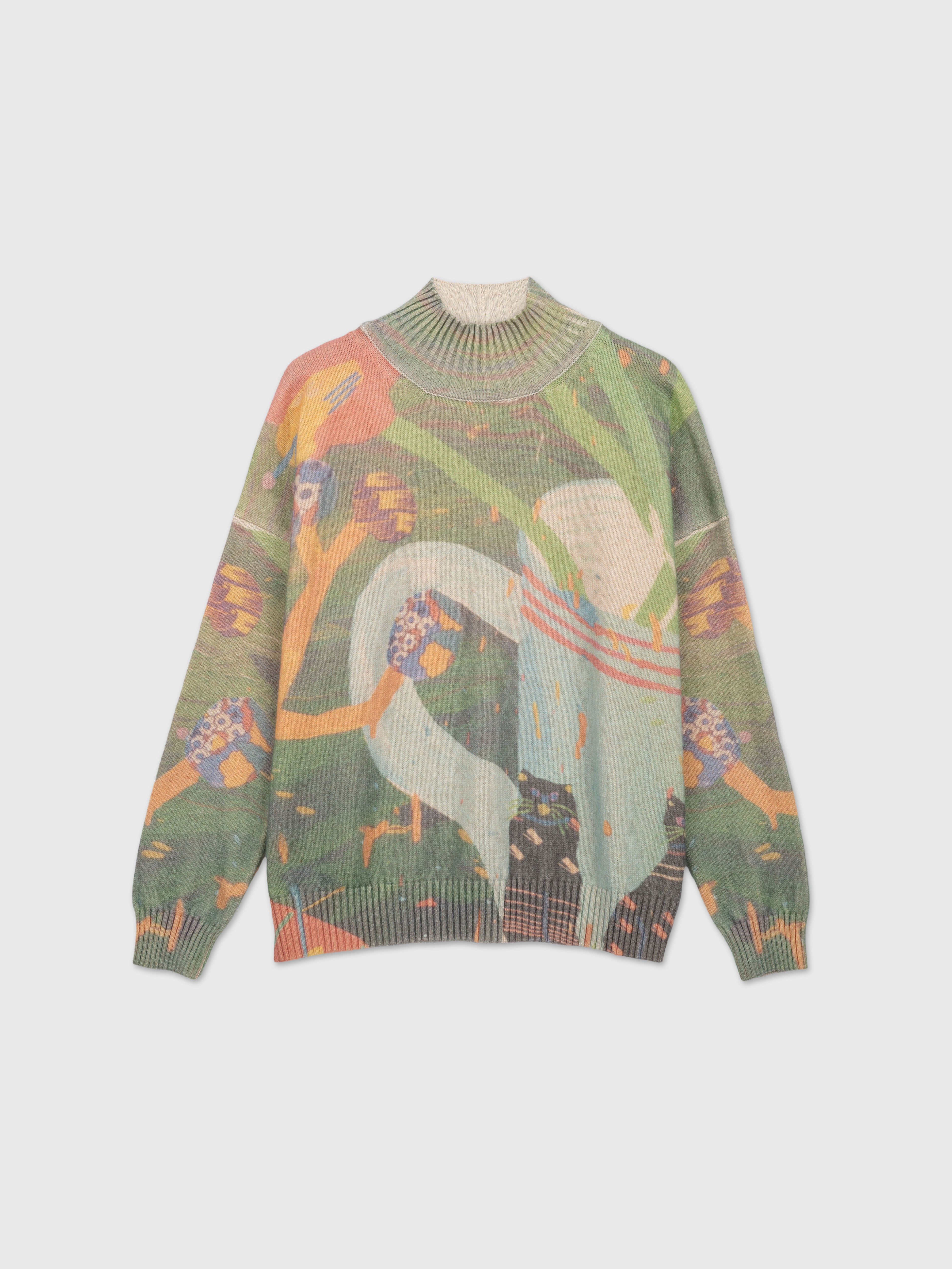 Talking Walls Paola Felix Turtleneck knit sweater felix