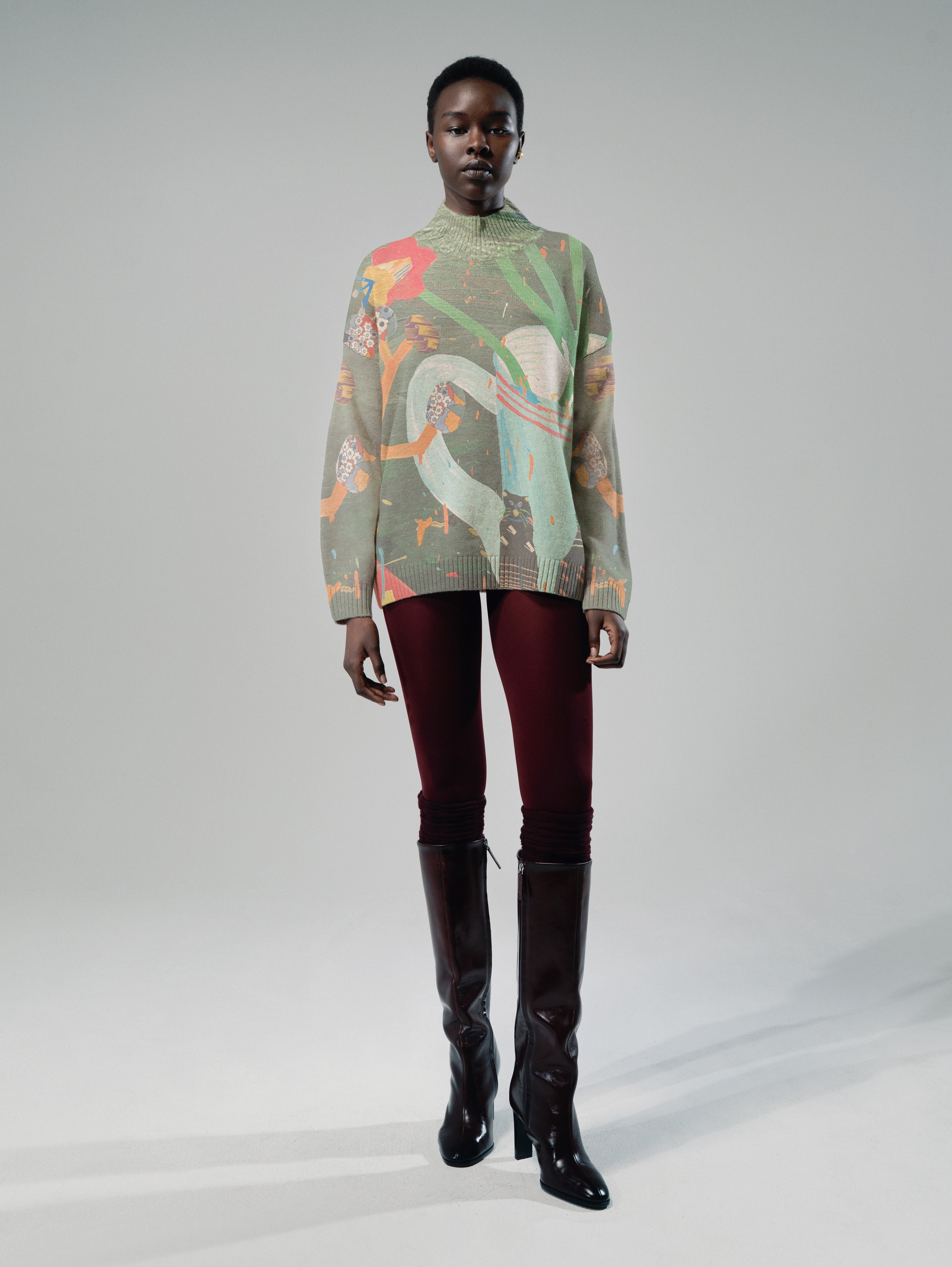 Talking Walls Paola Felix Turtleneck knit sweater felix