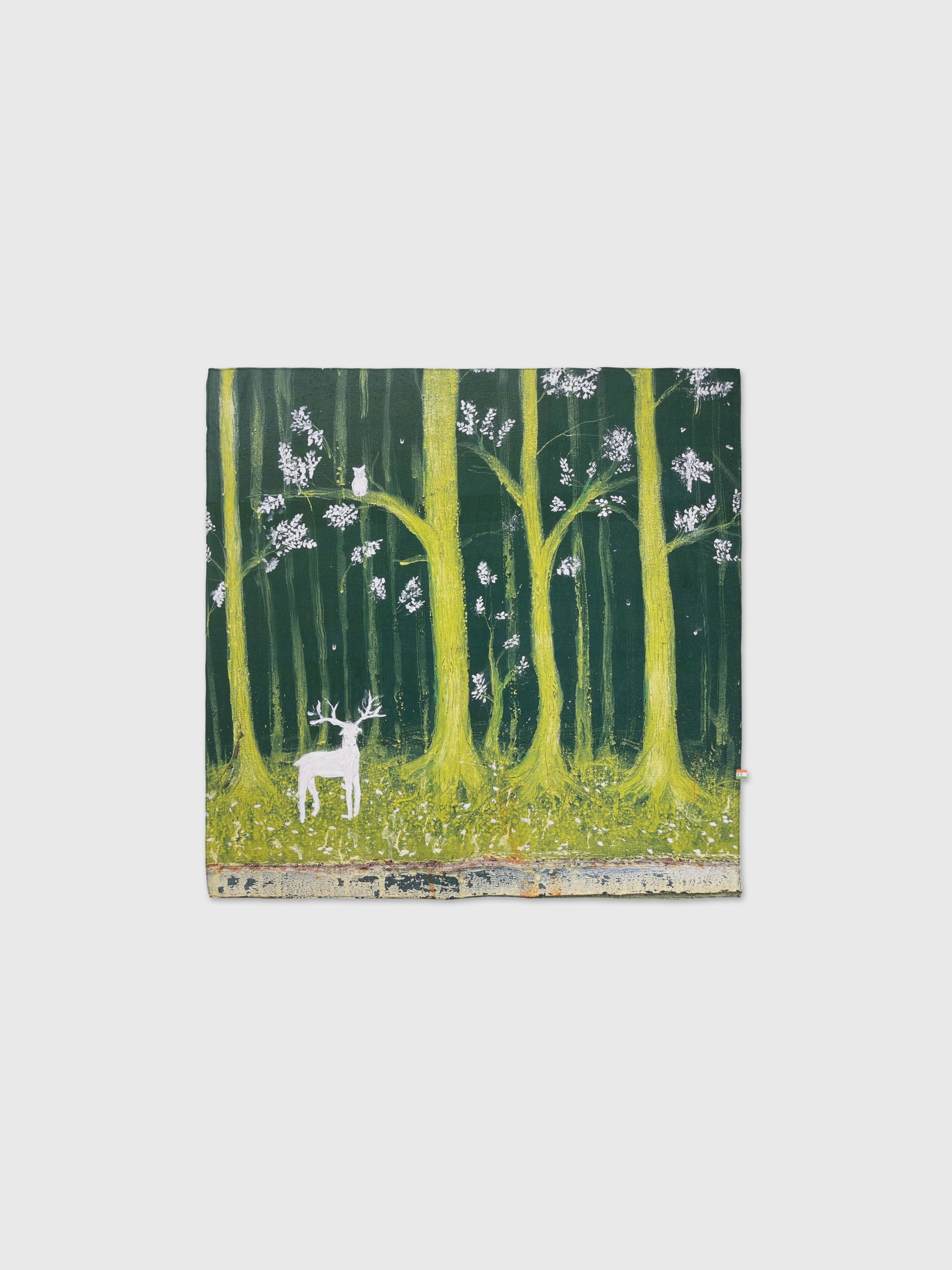 Talking Walls Twiggy Woods Single face square-shaped scarf woods