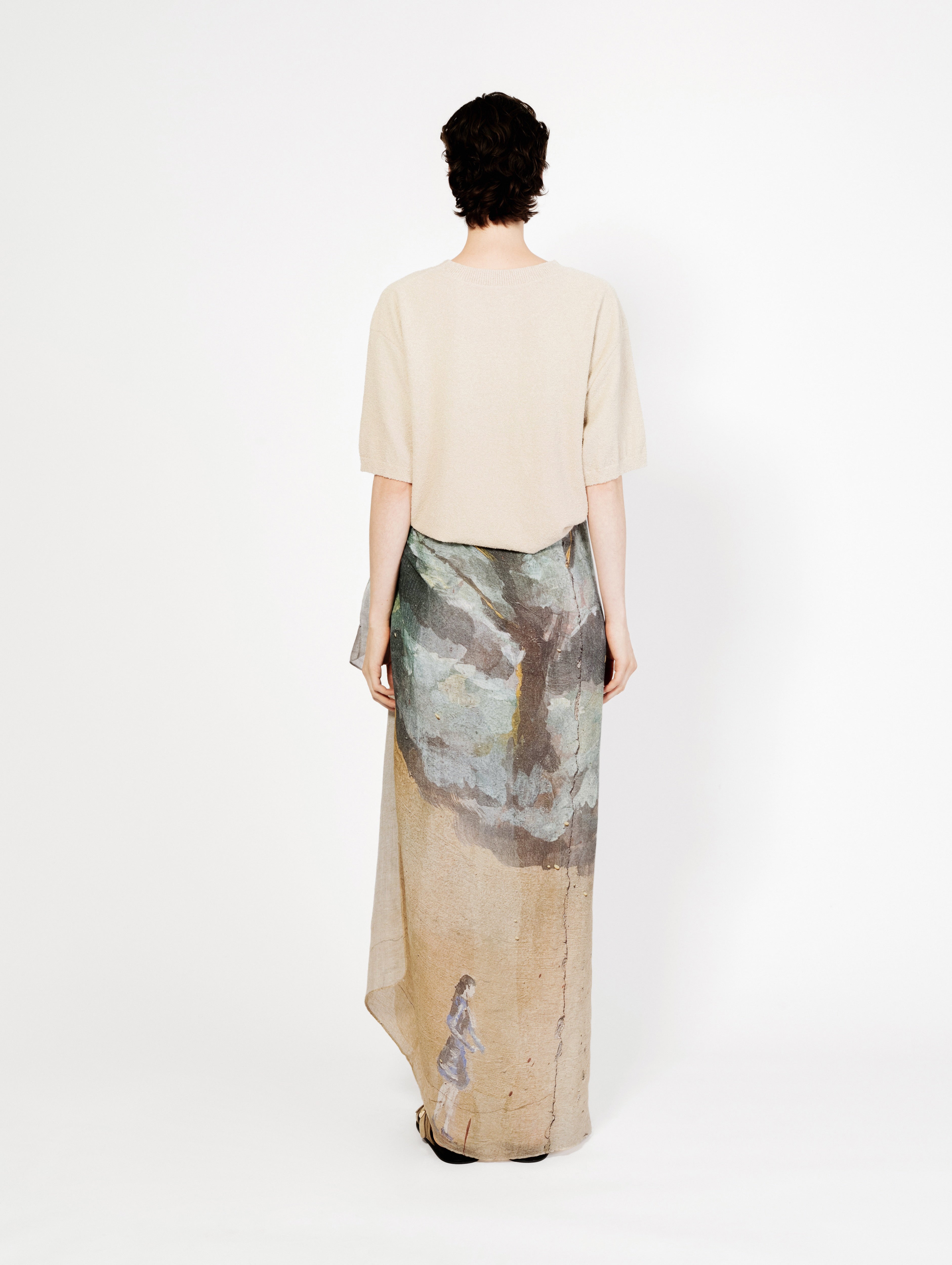 Talking Walls alba sànbú single face square scarf sànbú