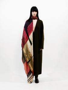 Talking Walls ava arlatan double face square scarf arlatan