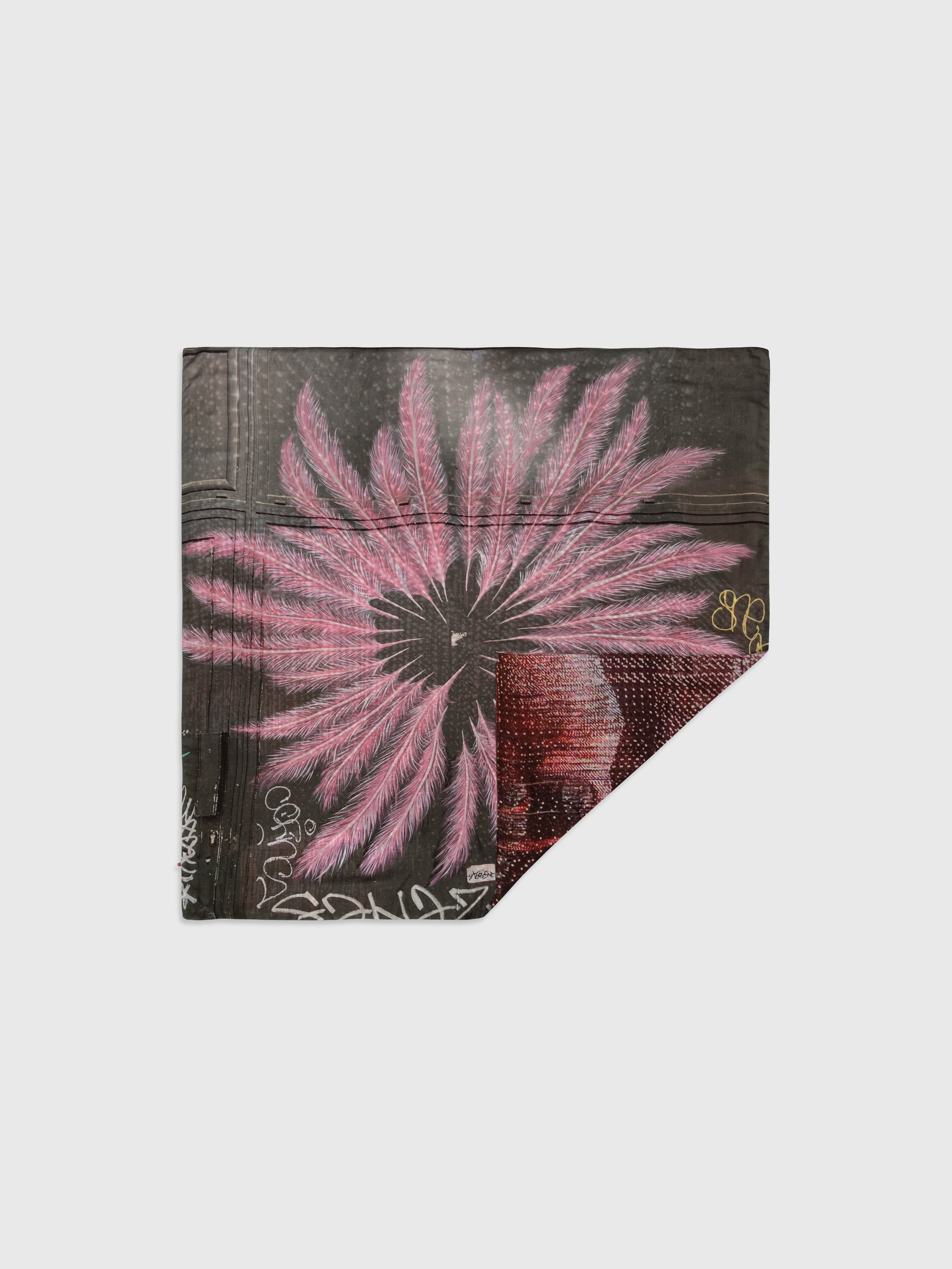 Talking Walls ava burlesque stardust double face square scarf burlesque stardust