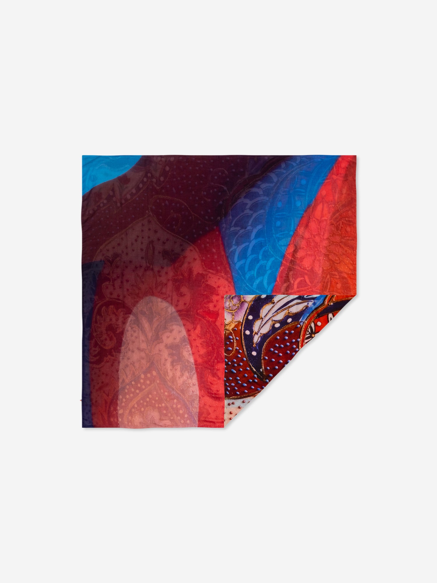 Talking Walls ava circles & dots double face square scarf circles & dots