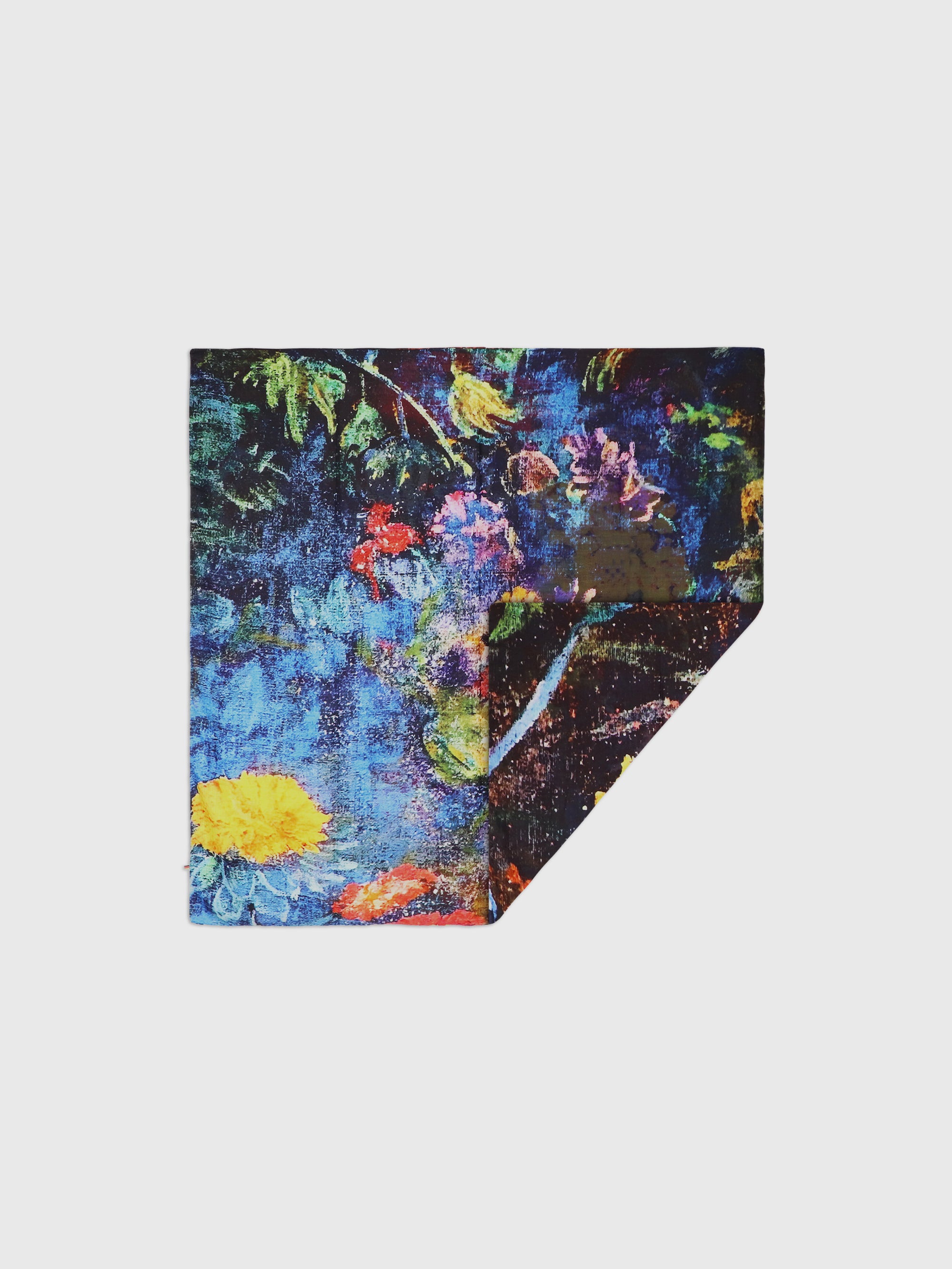 Talking Walls ava double face double face square scarf lost flowers
