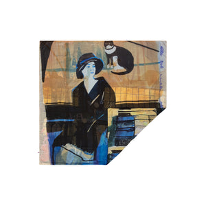 Talking Walls ava eldorado double face square scarf eldorado