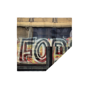 Talking Walls ava for ever double face square scarf for ever