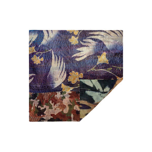 Talking Walls ava leopard cameo double face square scarf leopard cameo