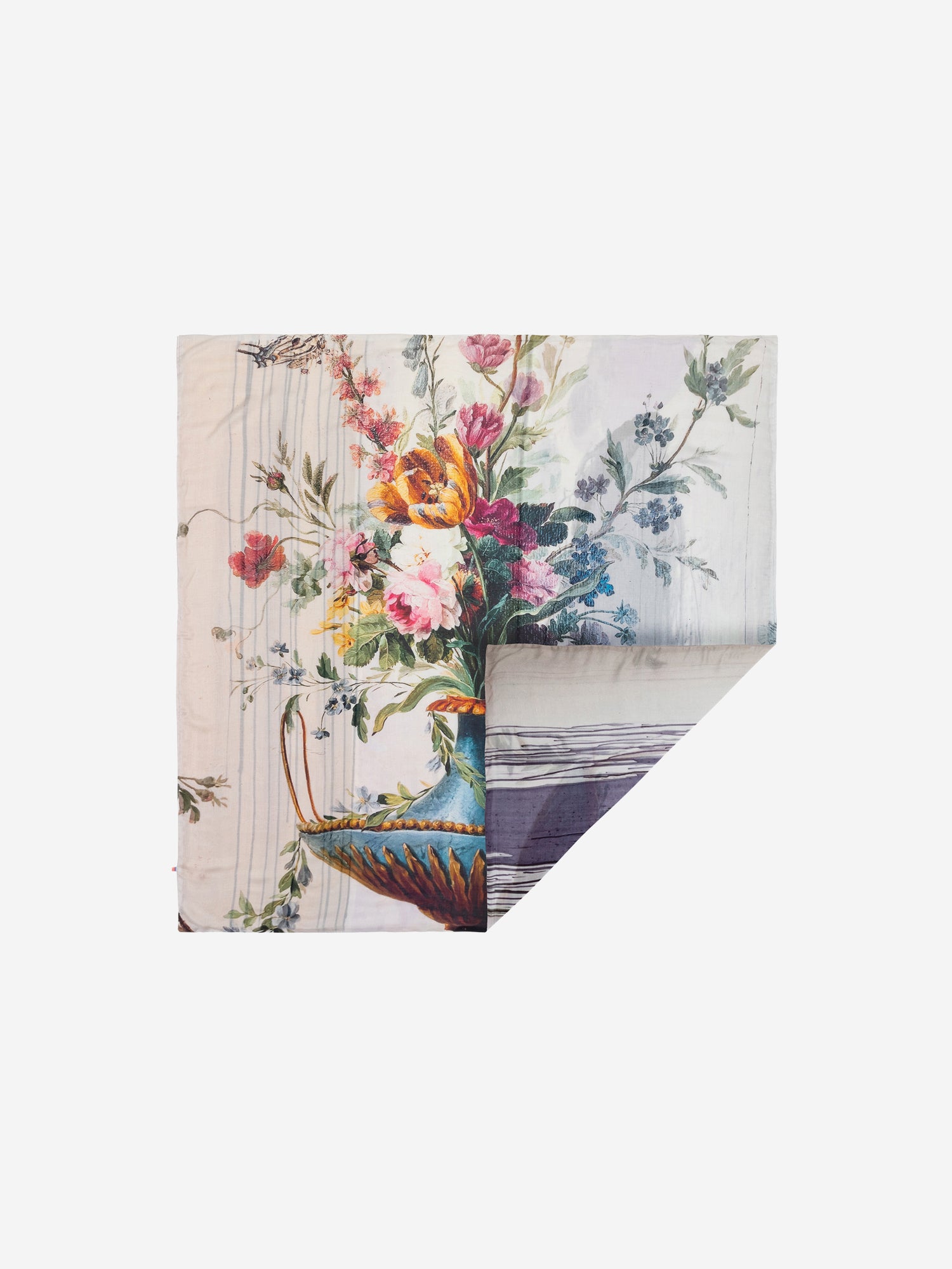 Talking Walls ava purple haze double face square scarf purple haze