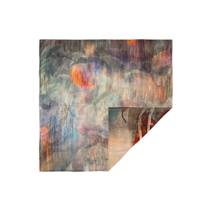 Talking Walls ava senso-ji double face square scarf senso-ji
