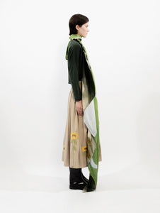 Talking Walls ava tournesol double face square scarf tournesol